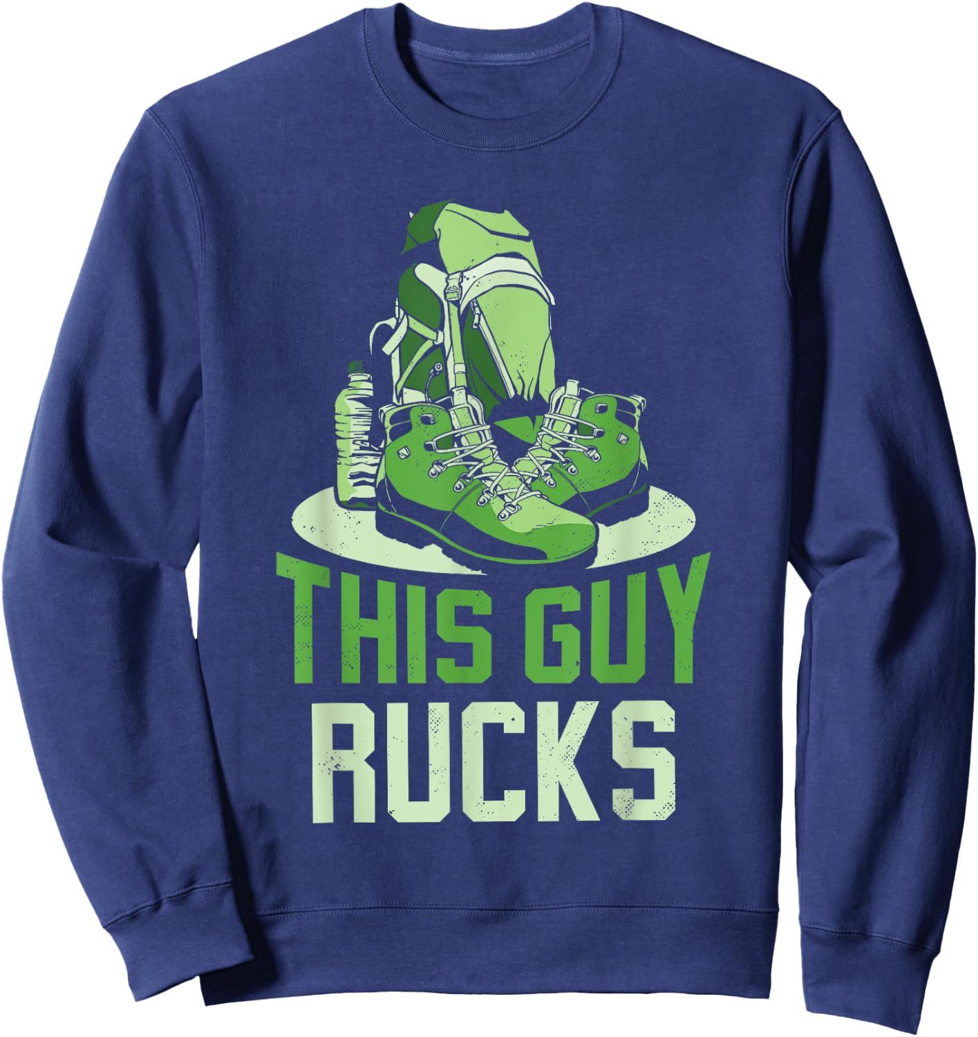 This Guy Rucks Workout Rucksack Backpack Ruck Rucking Sweatshirt - Sweatshirt | Navy
