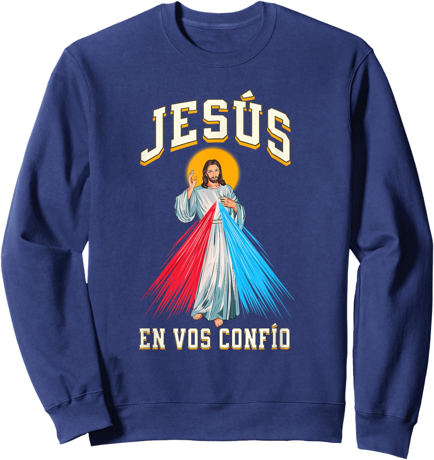JESÚS en Vos Confío Sweatshirt - Sweatshirt | Navy