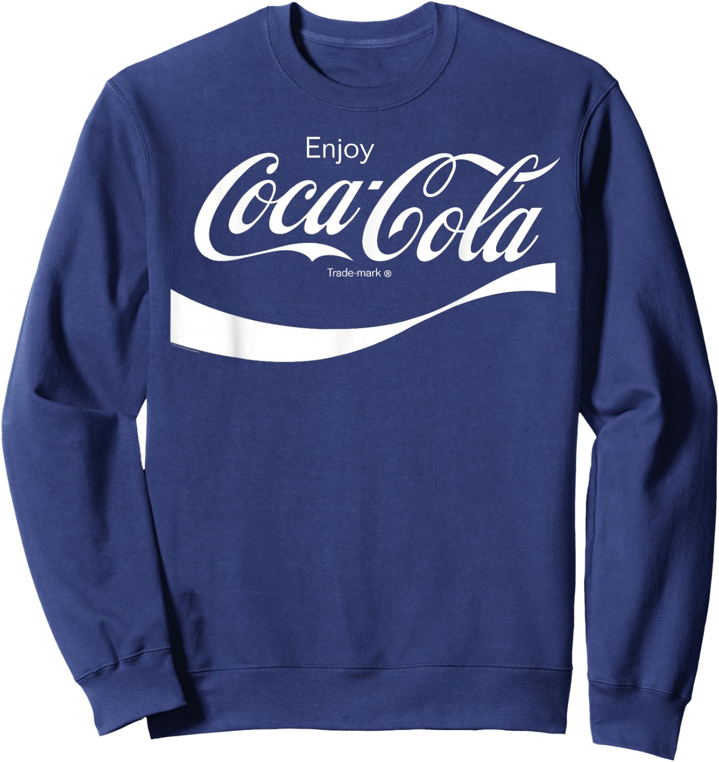 Coca Cola - Coca Cola Swoosh Logo Sweatshirt - Sweatshirt | Navy