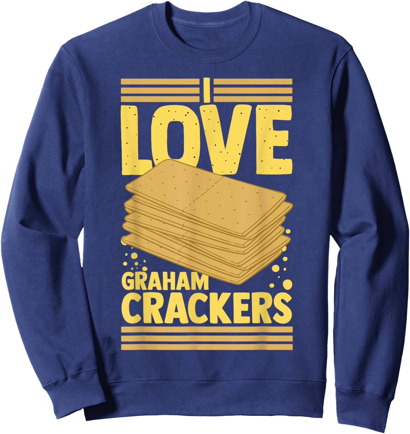 Graham Cracker Smore Crust Recipe Pie Sweatshirt - Sweatshirt | Navy