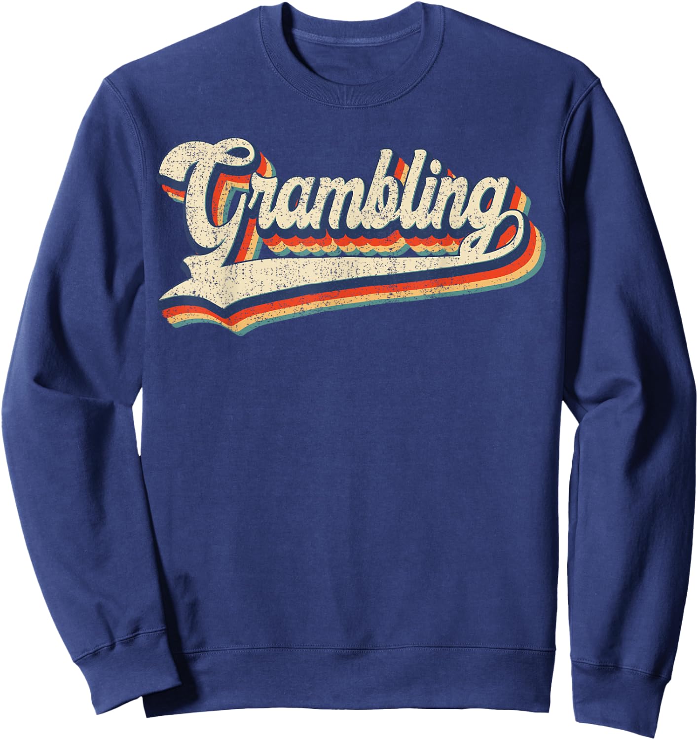 Gram bling school sport name vintage retro Gift Sweatshirt - Sweatshirt | Navy