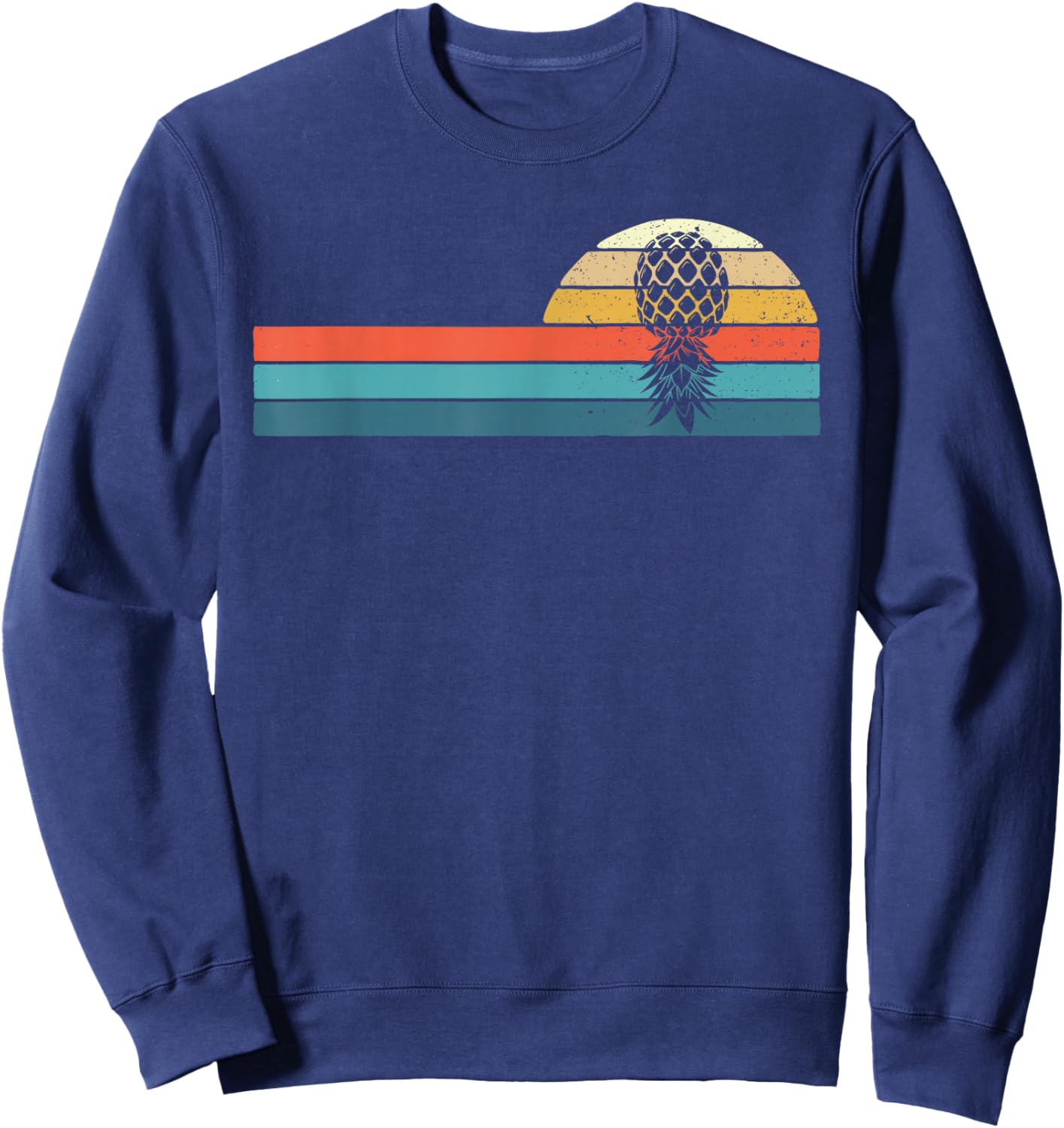Upside Down Pineapple - Swinger Swinging Lifestyle Sweatshirt - Sweatshirt | Navy