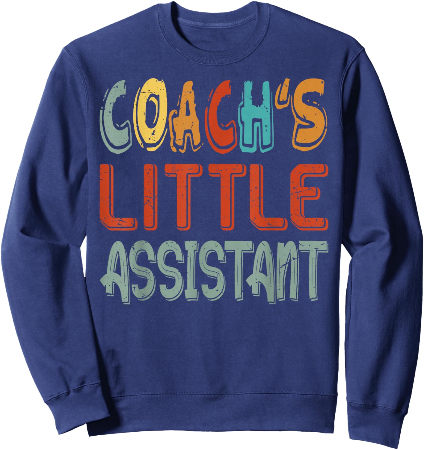 Coach's Little Assistant - Cute Daughter - Varsity Son Sweatshirt - Sweatshirt | Navy