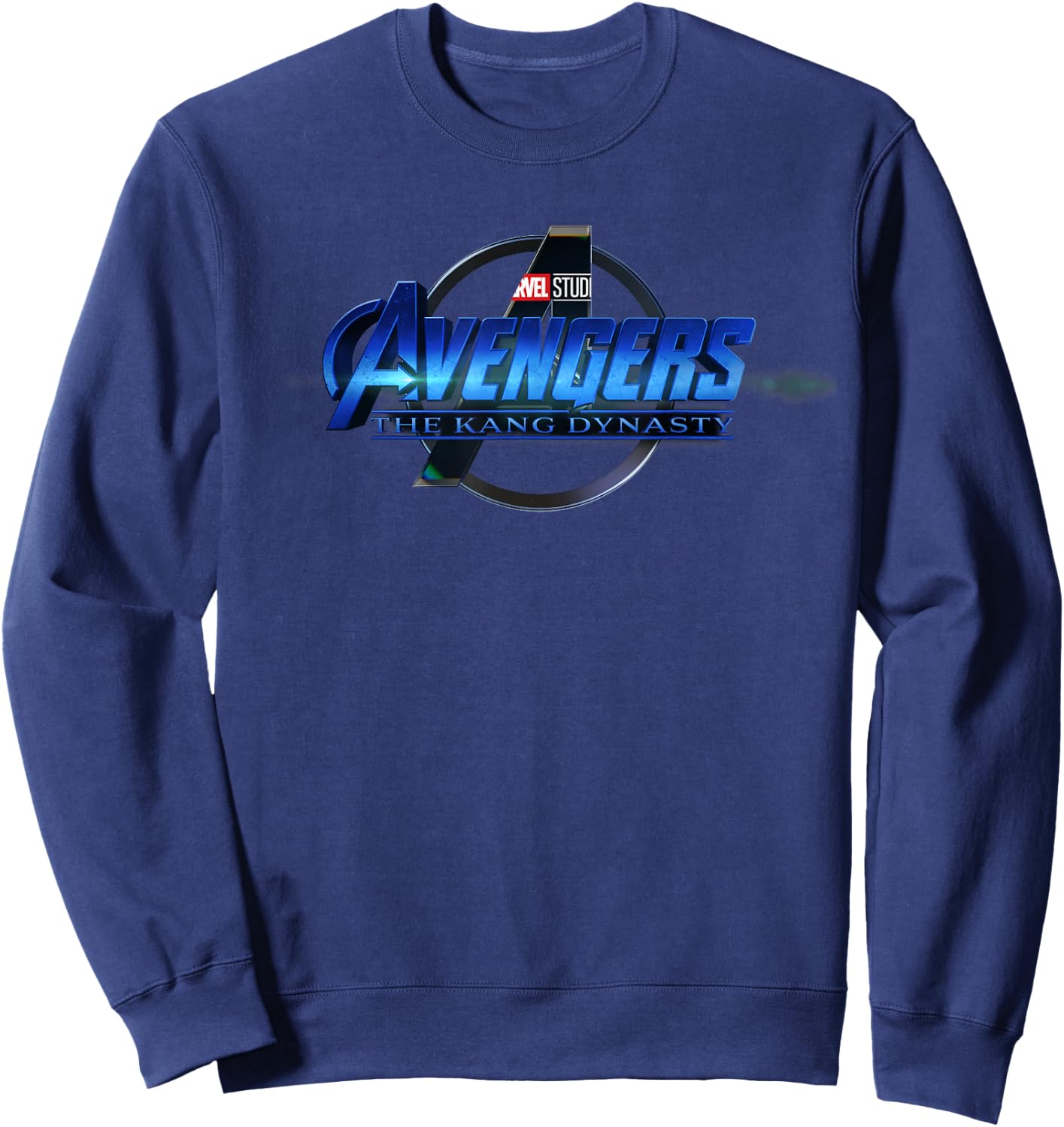 Marvel Studios Avengers: The Kang Dynasty MCU Movie Logo Sweatshirt - Sweatshirt | Navy