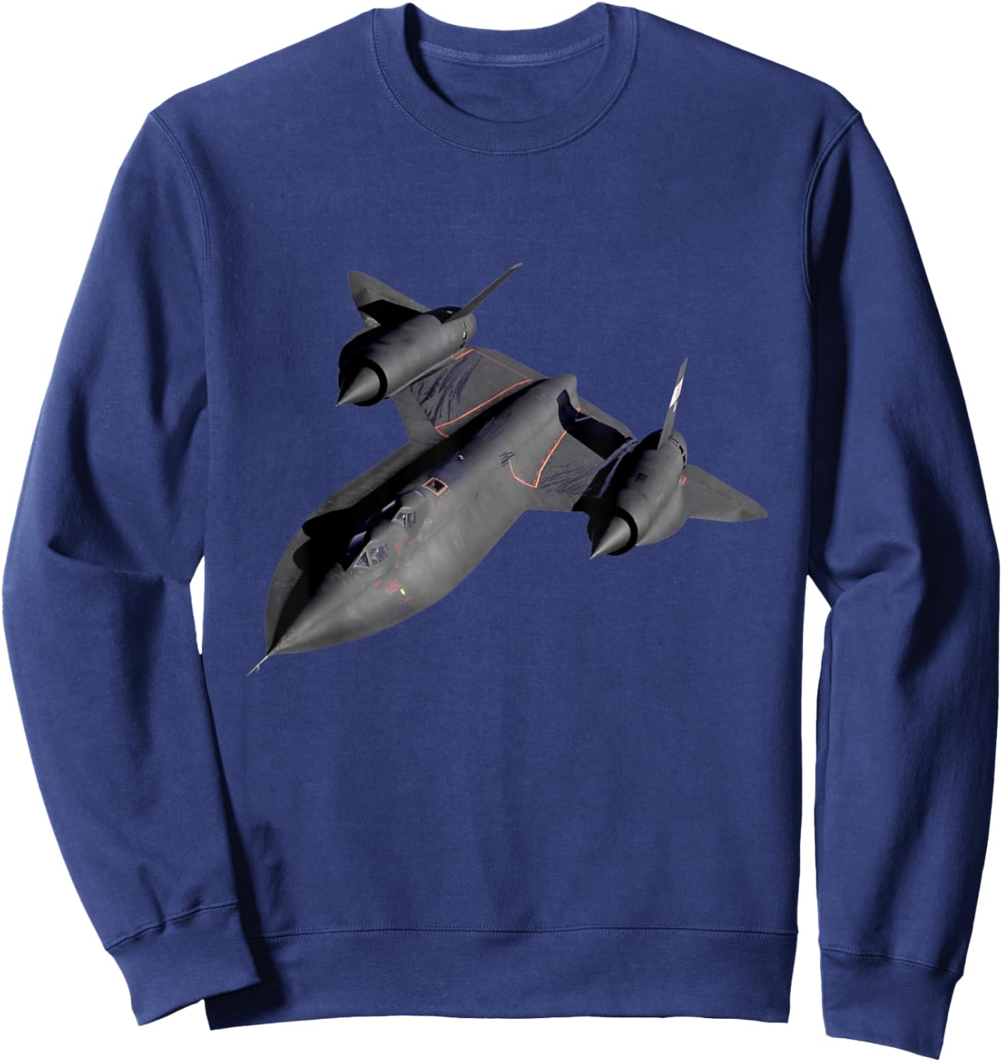 SR-71 Blackbird Airplane Sweatshirt - Sweatshirt | Navy