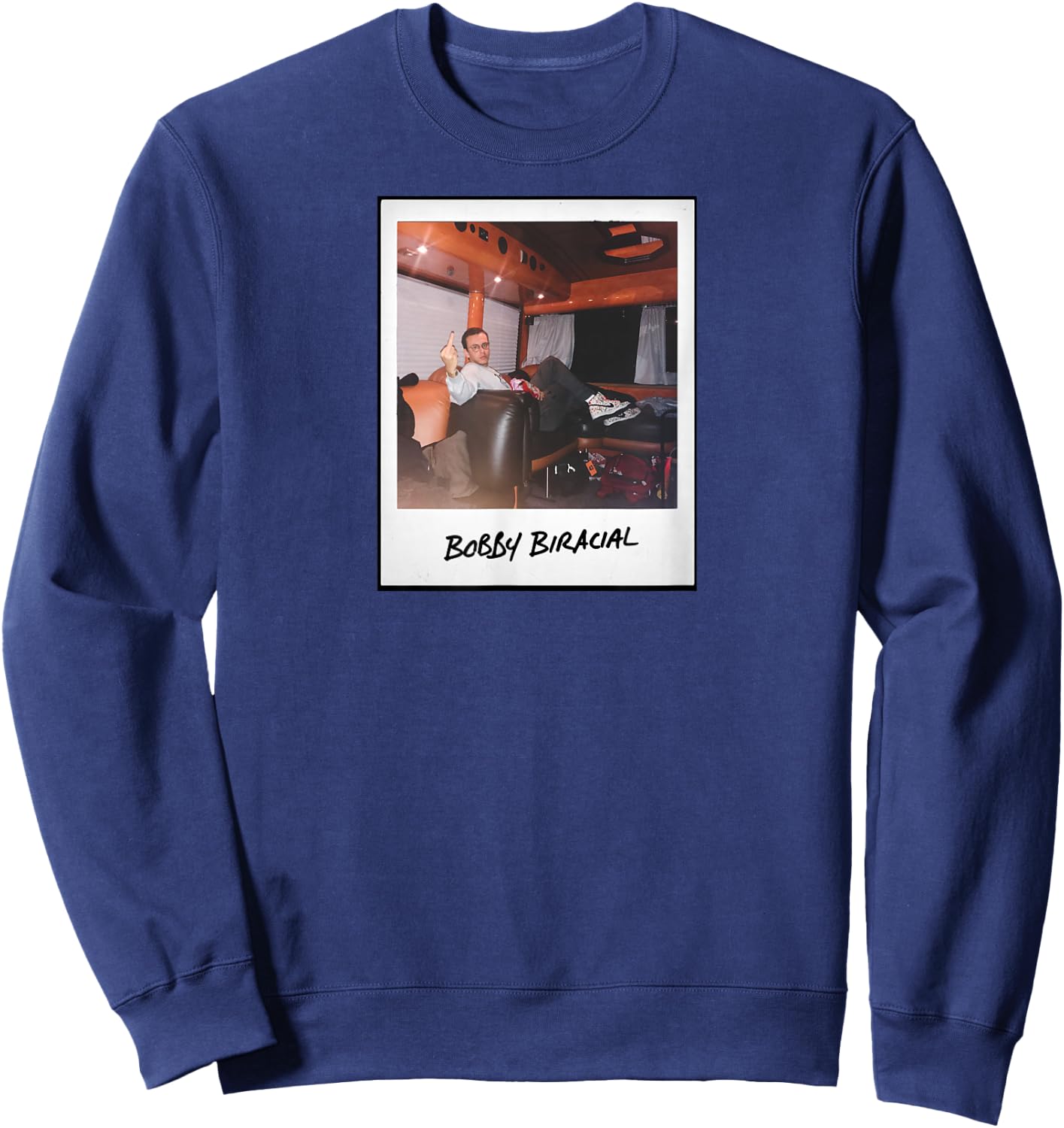 Logic Polaroid Finger Sweatshirt - Sweatshirt | Navy