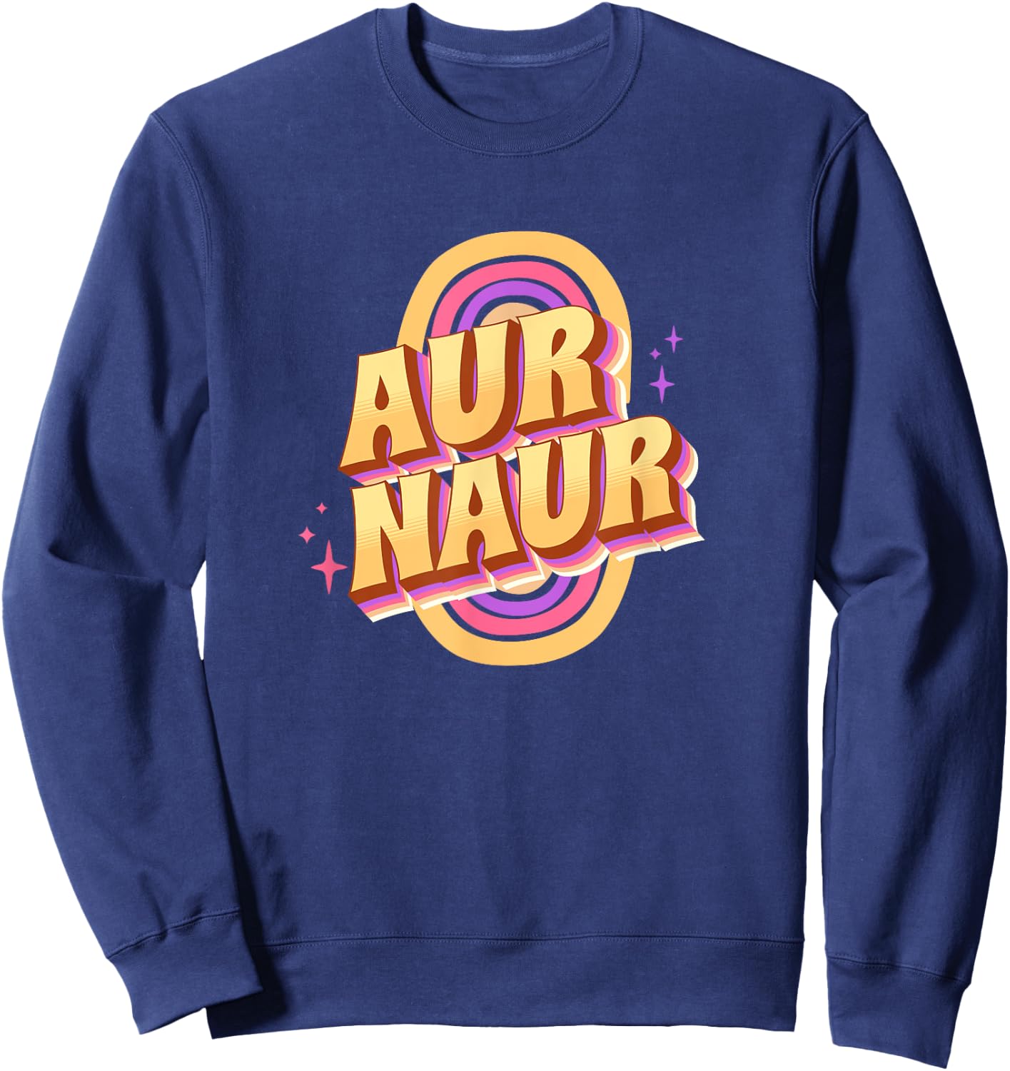 Funny Aur Naur Australian Accent Oh No Aussie Slang Trend Sweatshirt - Sweatshirt | Navy