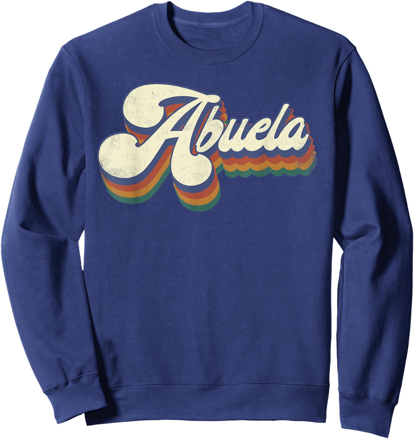 Abuela Gifts For Grandma Retro Vintage Mother's Day Abuela Sweatshirt - Sweatshirt | Navy