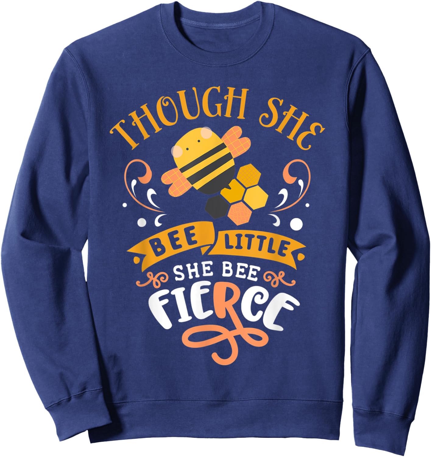 Fierce Little Bee Sweatshirt - Sweatshirt | Navy