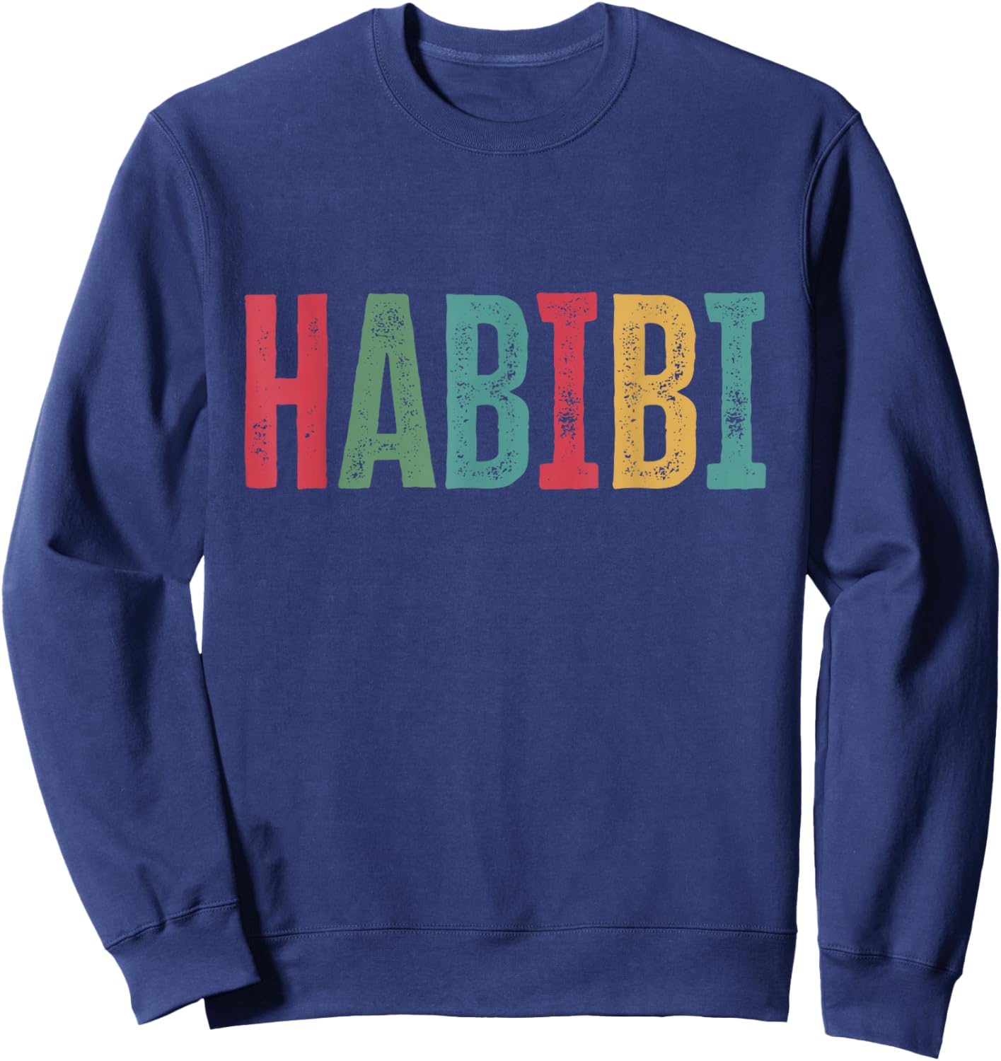 Habibi Darling Arabic Sweatshirt - Sweatshirt | Navy
