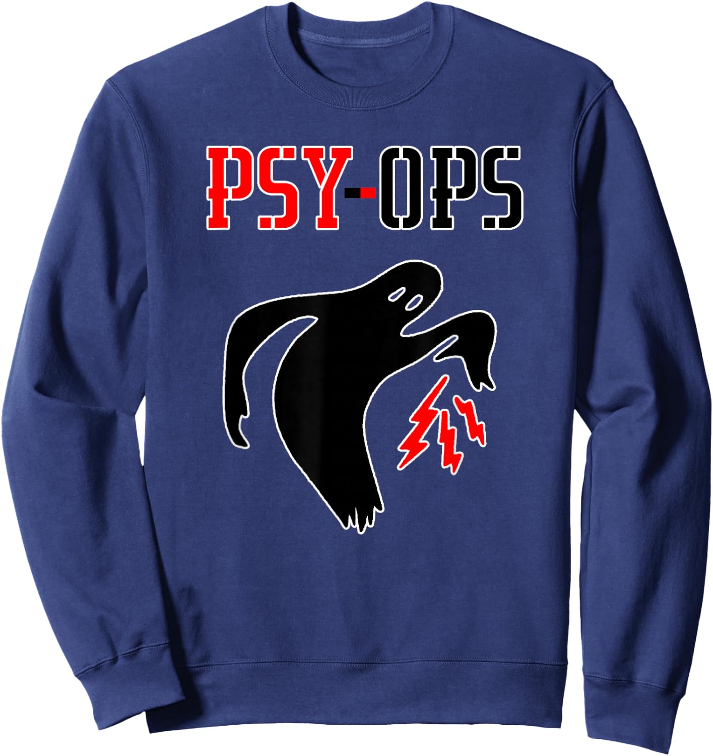 Psy-ops Secret Military Group US Armed Forces Clandestine Sweatshirt - Sweatshirt | Navy