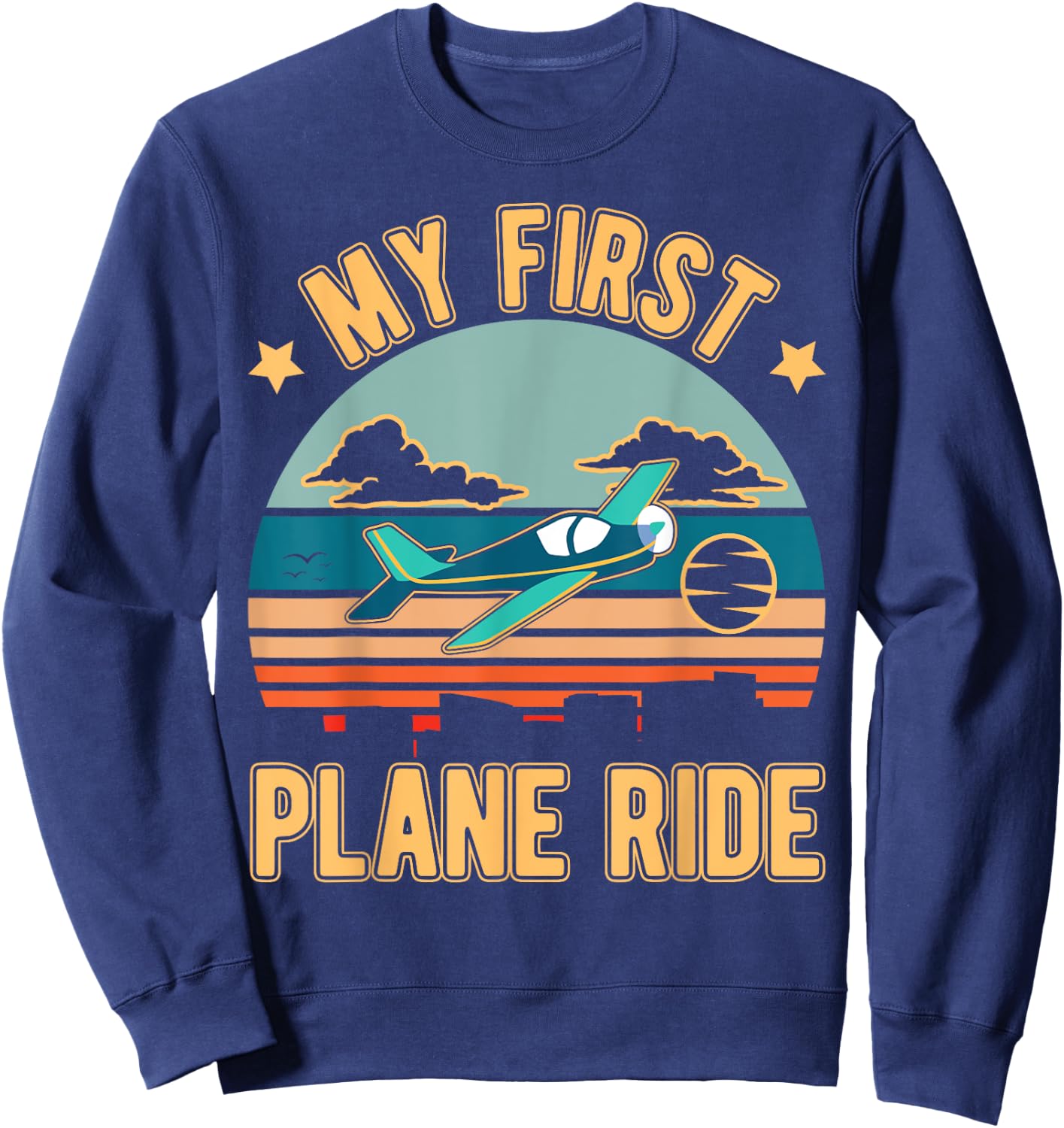 My First Plane Ride Sweatshirt - Sweatshirt | Navy