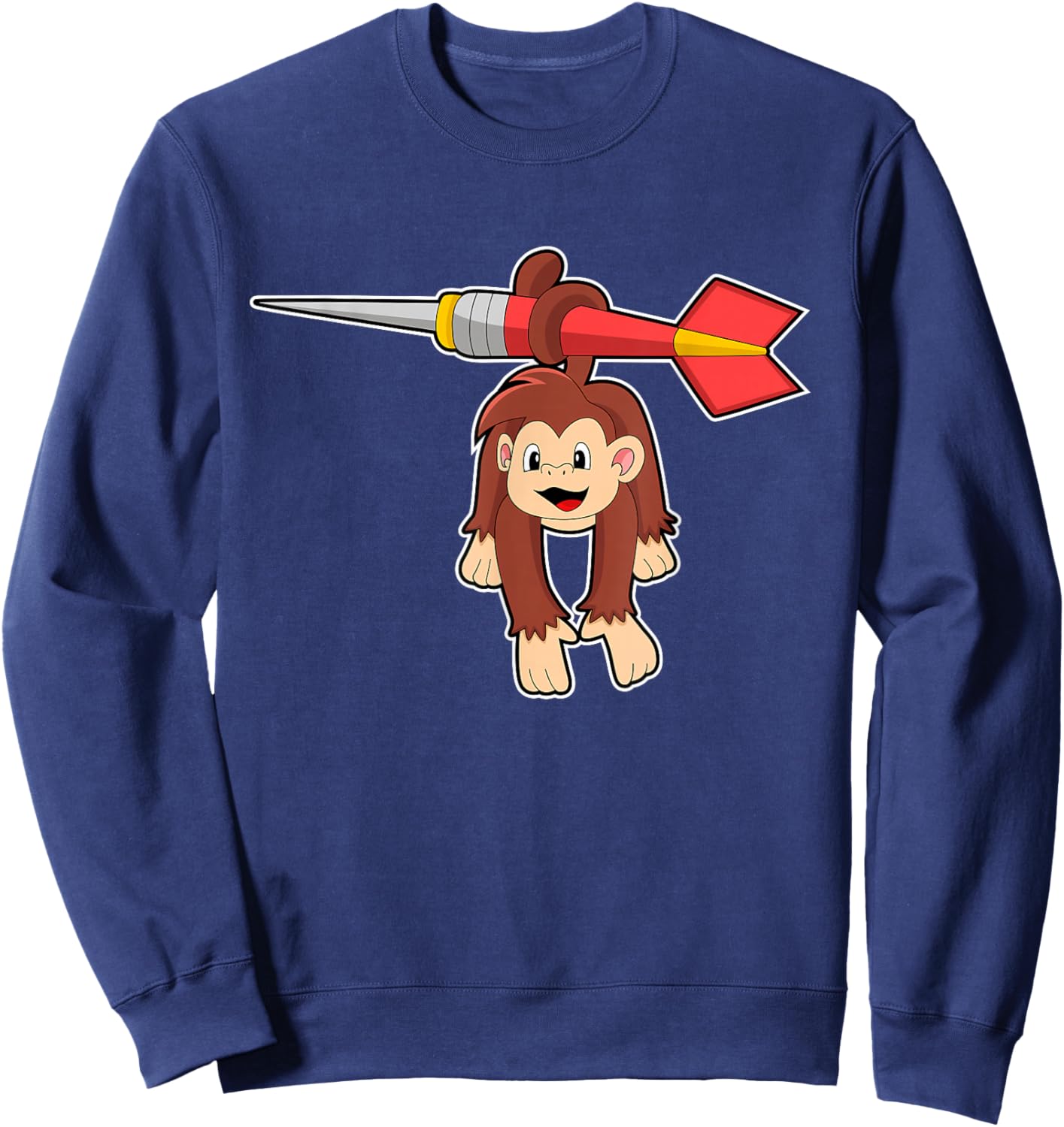 Monkey Darts Dart Sports Sweatshirt - Sweatshirt | Navy