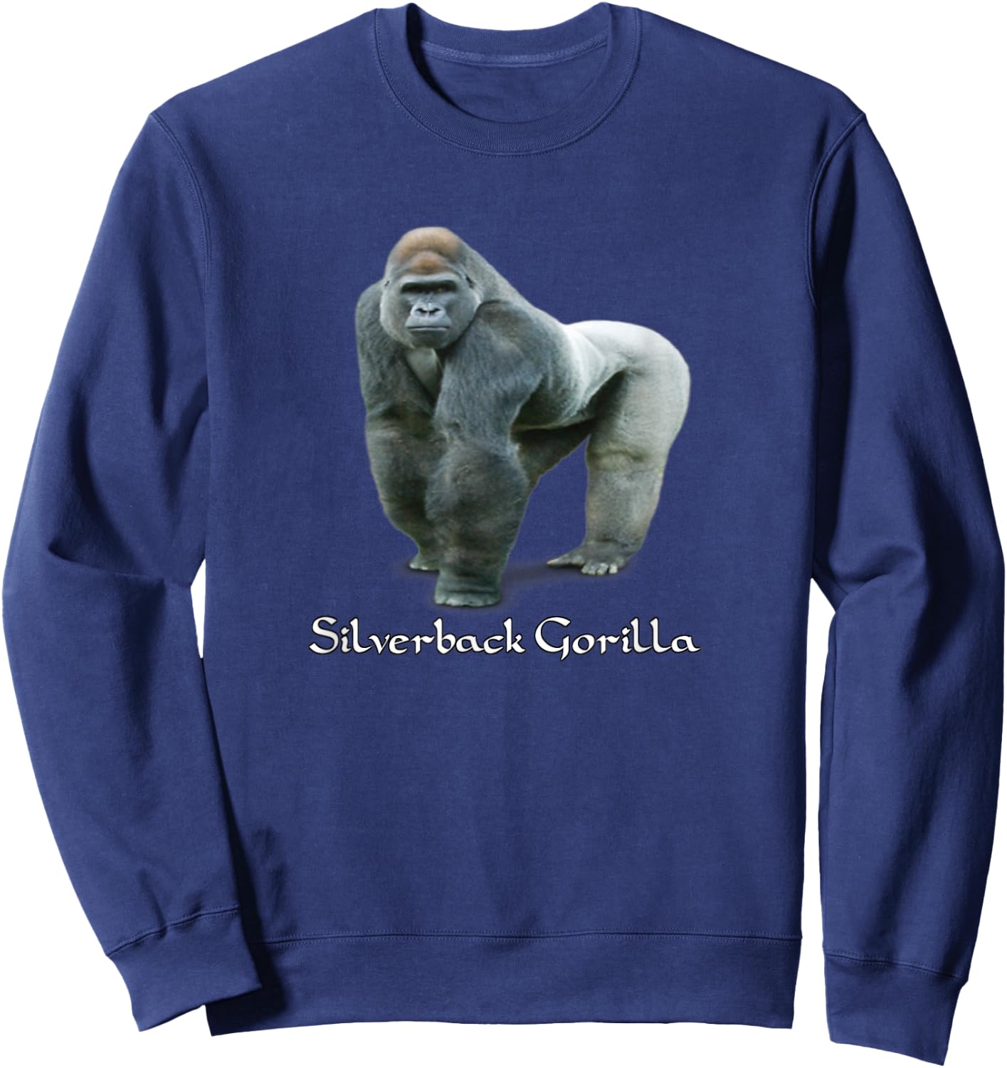 Silverback Gorilla Sweatshirt - Sweatshirt | Navy