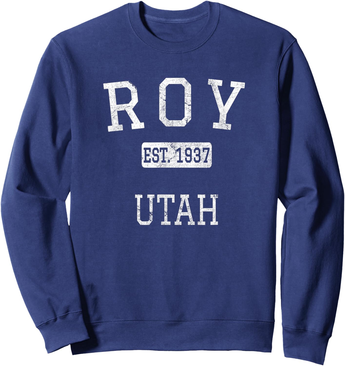 Roy Utah UT Vintage Sweatshirt - Sweatshirt | Navy
