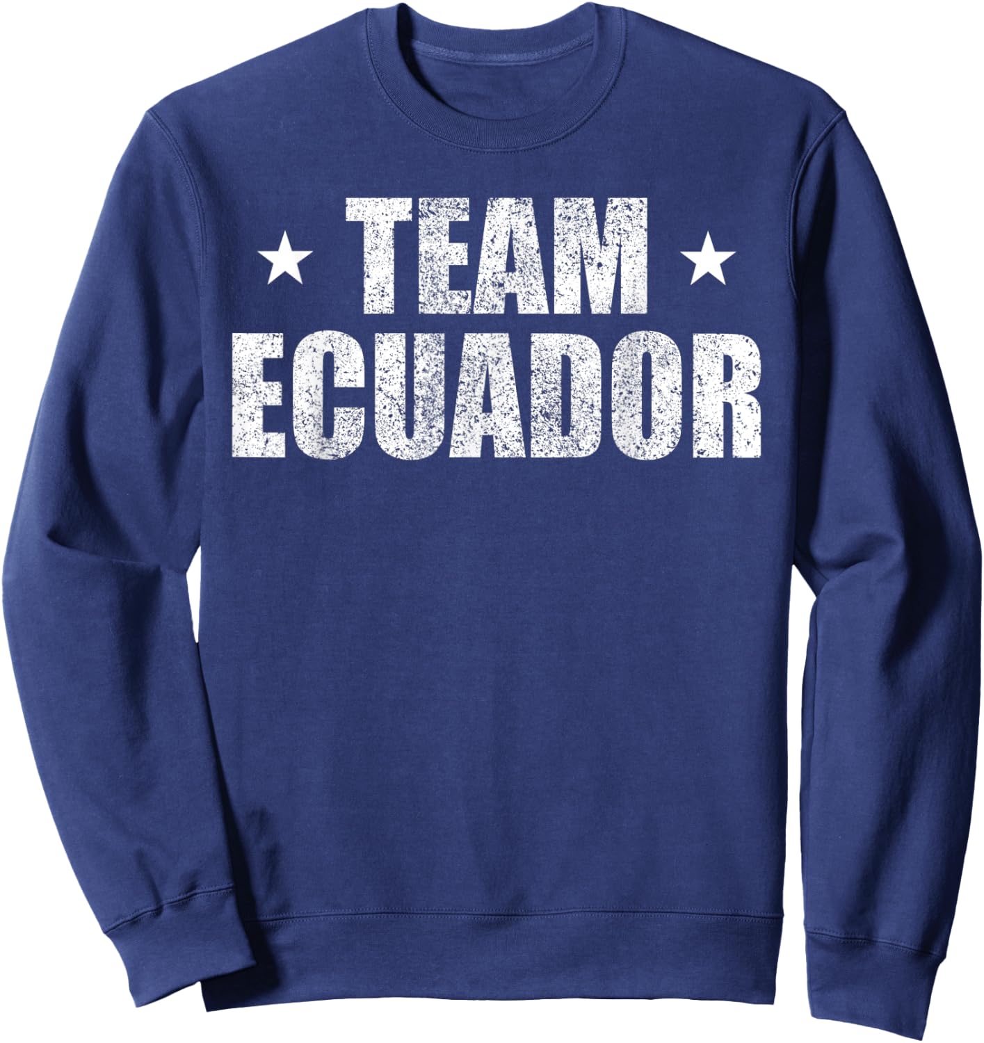 Team Ecuador Patriotic Country Support Retro Kids Men Sweatshirt - Sweatshirt | Navy