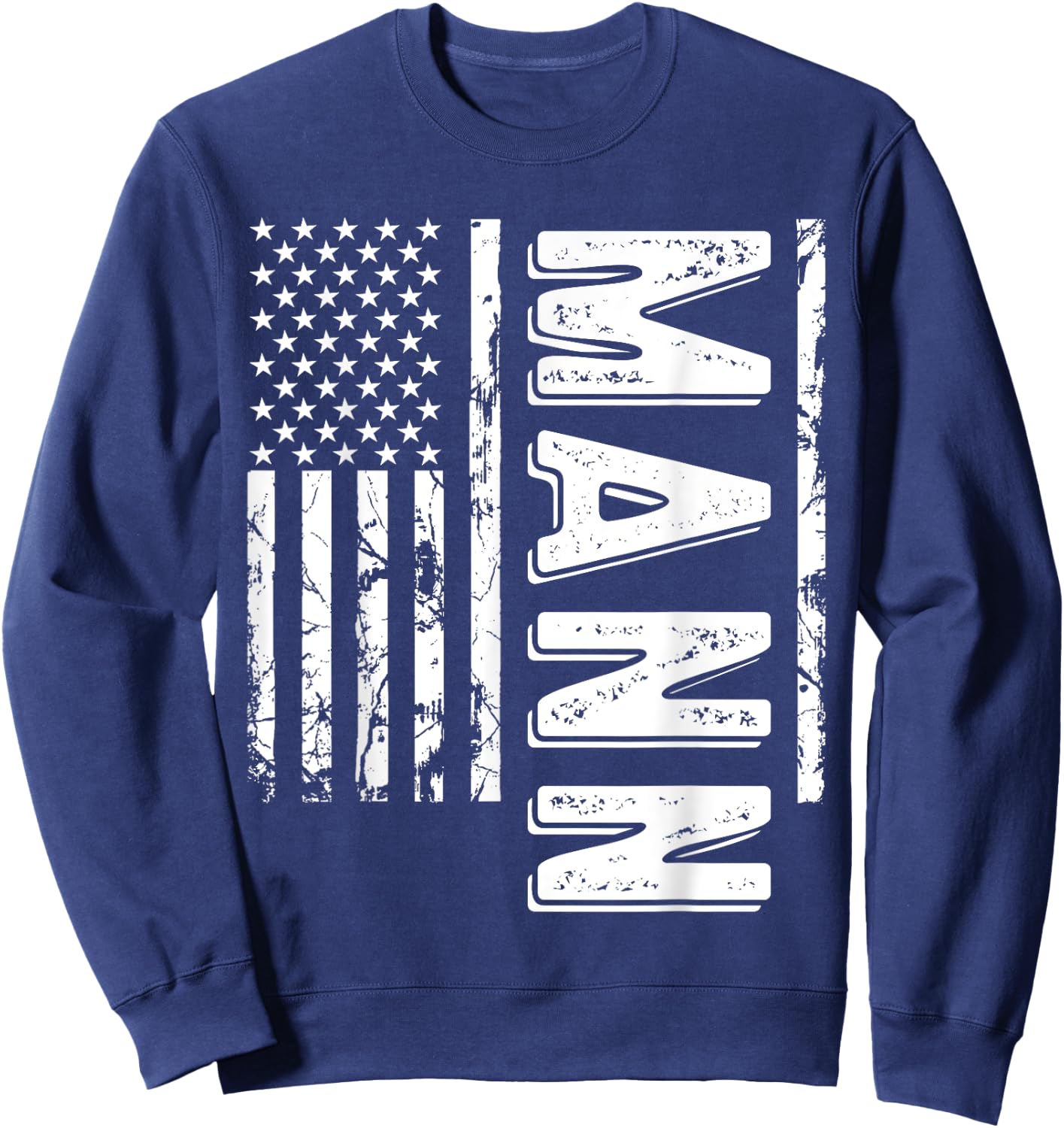 Mann Last Name Funny Surname Team Mann Family Sweatshirt - Sweatshirt | Navy
