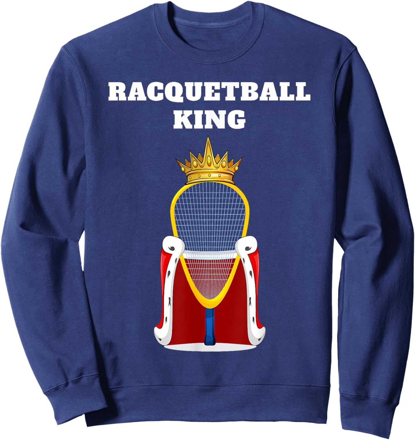 Racquetball King | Boys Racquetball Racquetball Sweatshirt - Sweatshirt | Navy