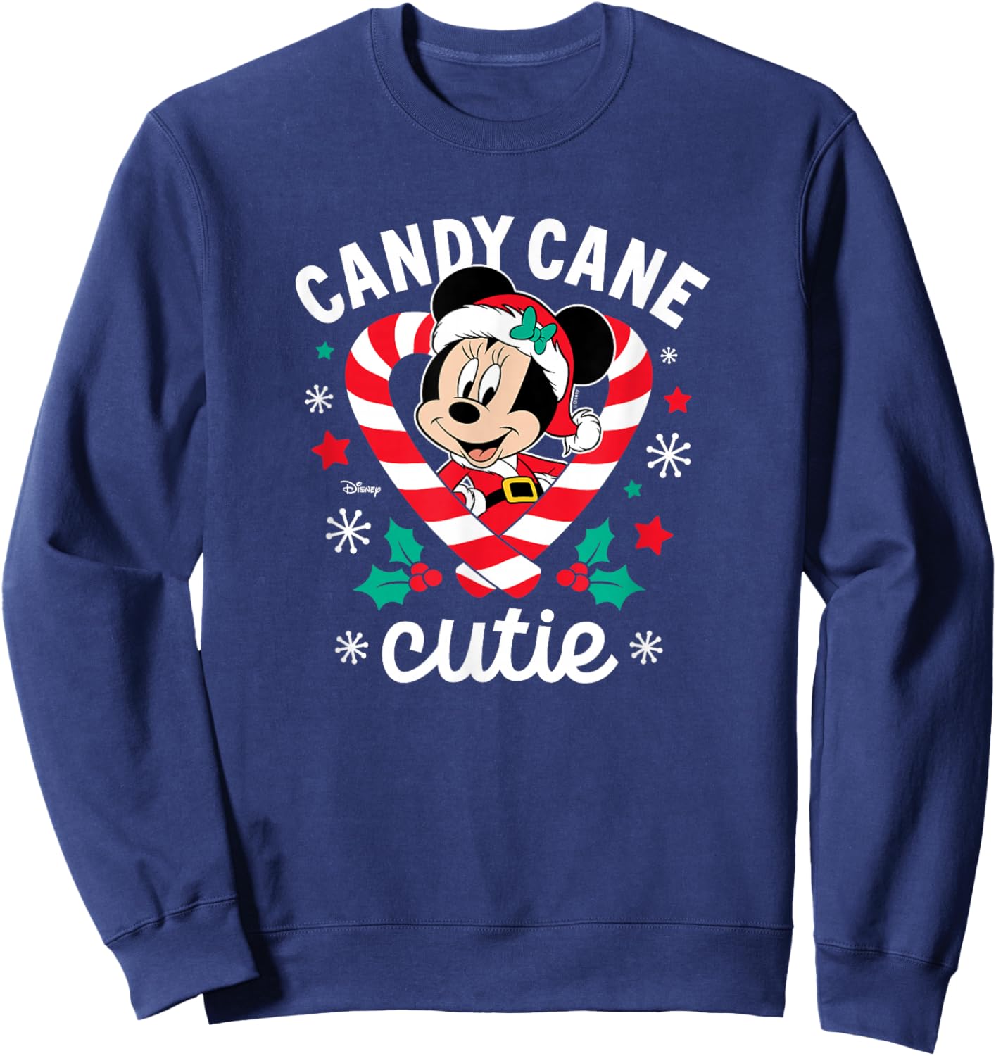 Disney - Minnie Candy Cane Cutie Sweatshirt - Sweatshirt | Navy