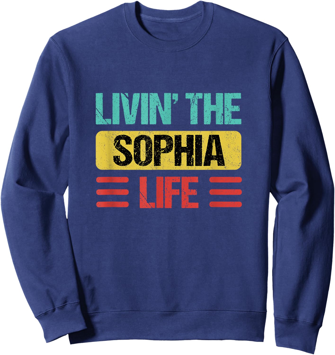 Sophia Name Sweatshirt - Sweatshirt | Navy