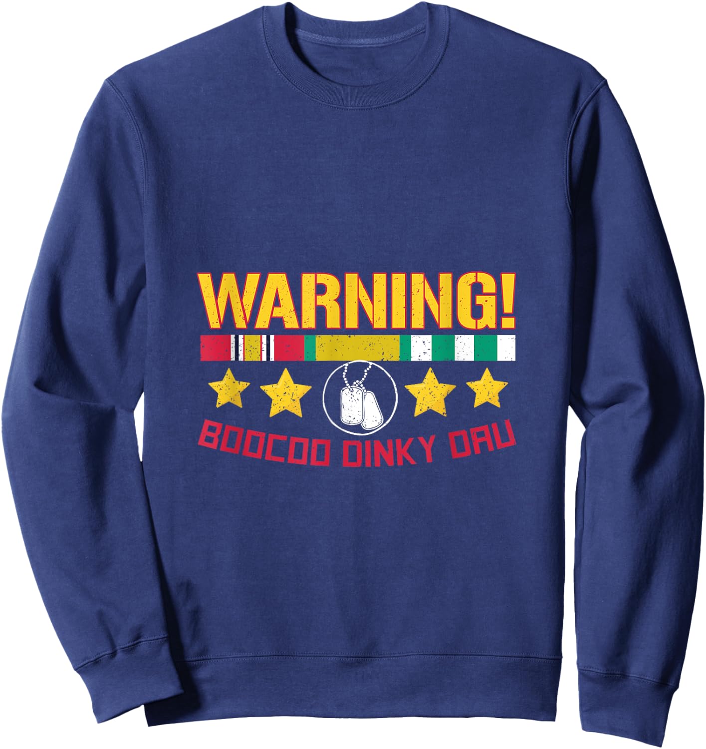 Warning Boocoo Dinky Dau Sweatshirt - Sweatshirt | Navy
