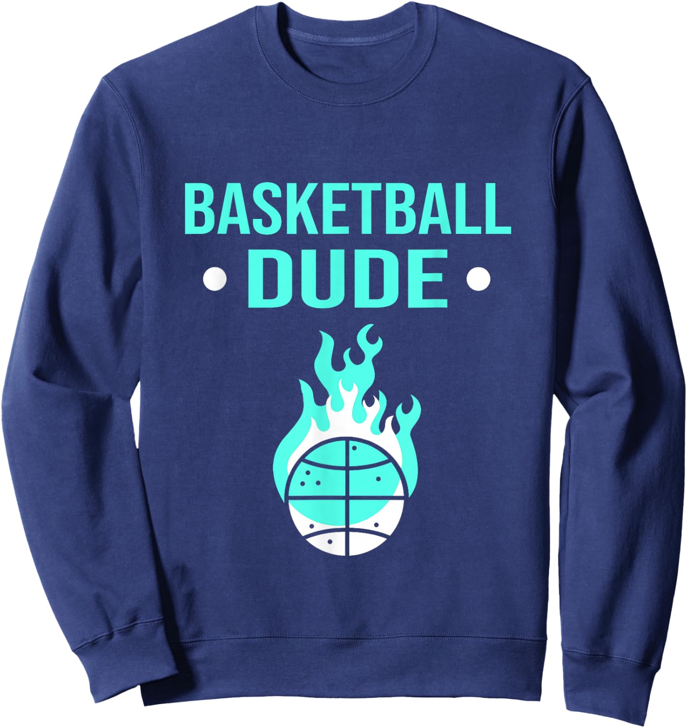 Fire Fit Designs Perfect Dude Basketball - Black, Small, Classic Fit, , Sleeveless, -Youth, Boys Sweatshirt - Sweatshirt | Navy
