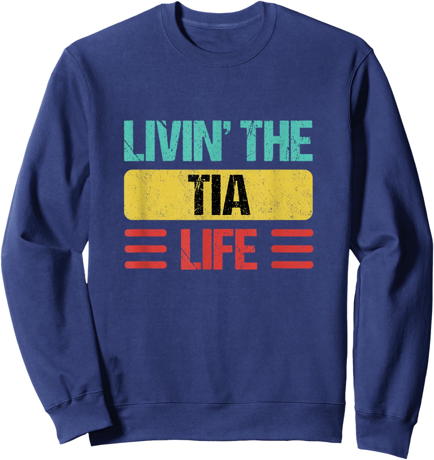 Tia Name Sweatshirt - Sweatshirt | Navy