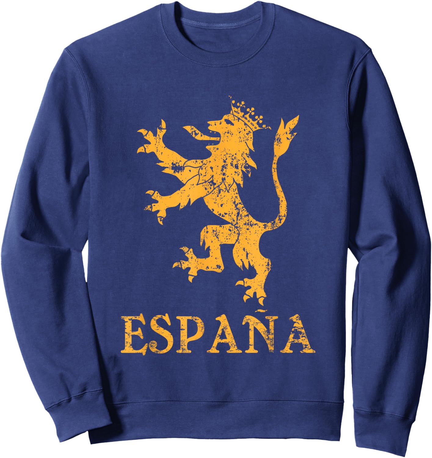 Espana Spain Lion Symbol Spanish Spaniard Pride Sweatshirt - Sweatshirt | Navy