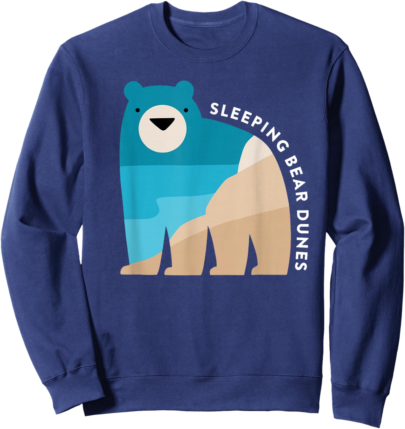Sleeping Bear Dunes Michigan National Park Souvenir Gift Sweatshirt - Sweatshirt | Navy