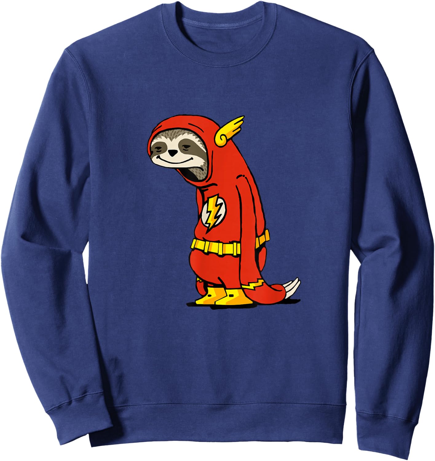 Funny Sloth Flash Gift , Women and Kids Sweatshirt - Sweatshirt | Navy