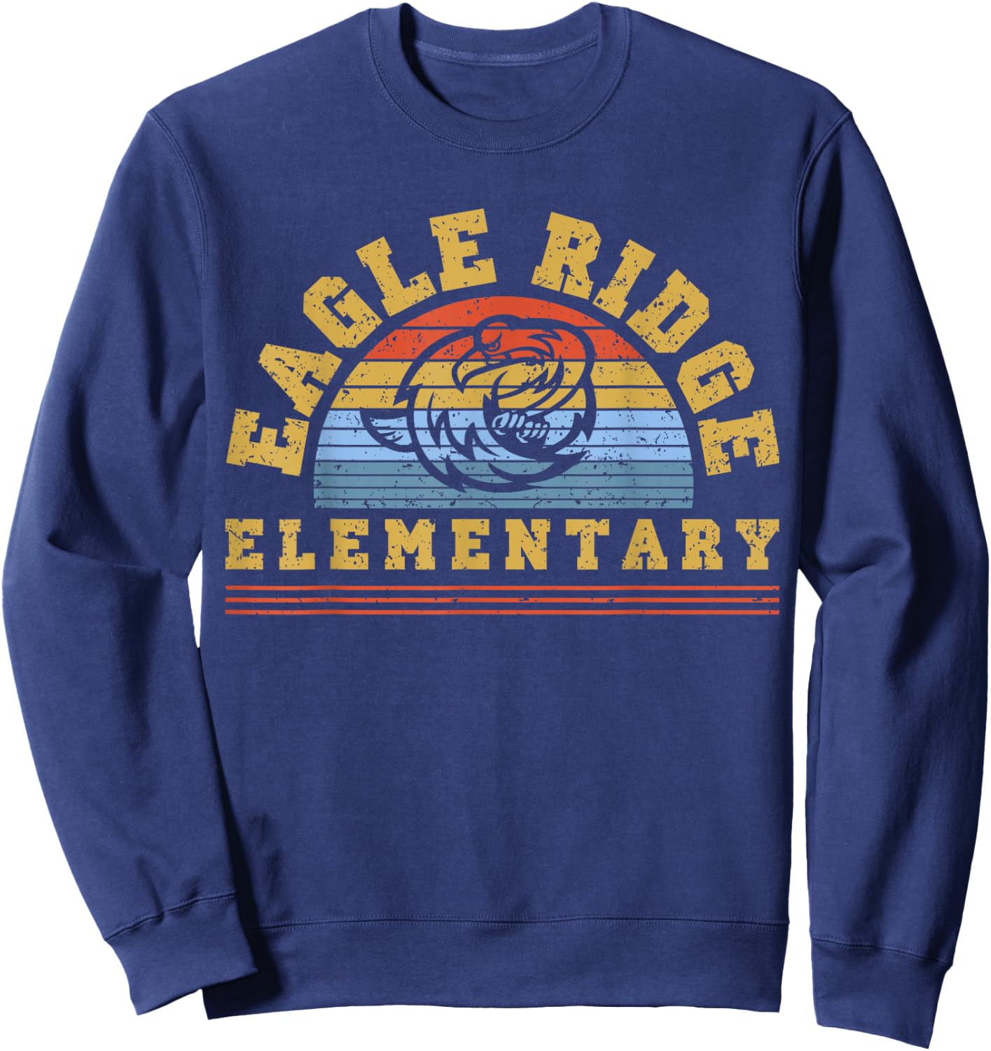 Eagle Ridge Elementary Vintage Sweatshirt - Sweatshirt | Navy