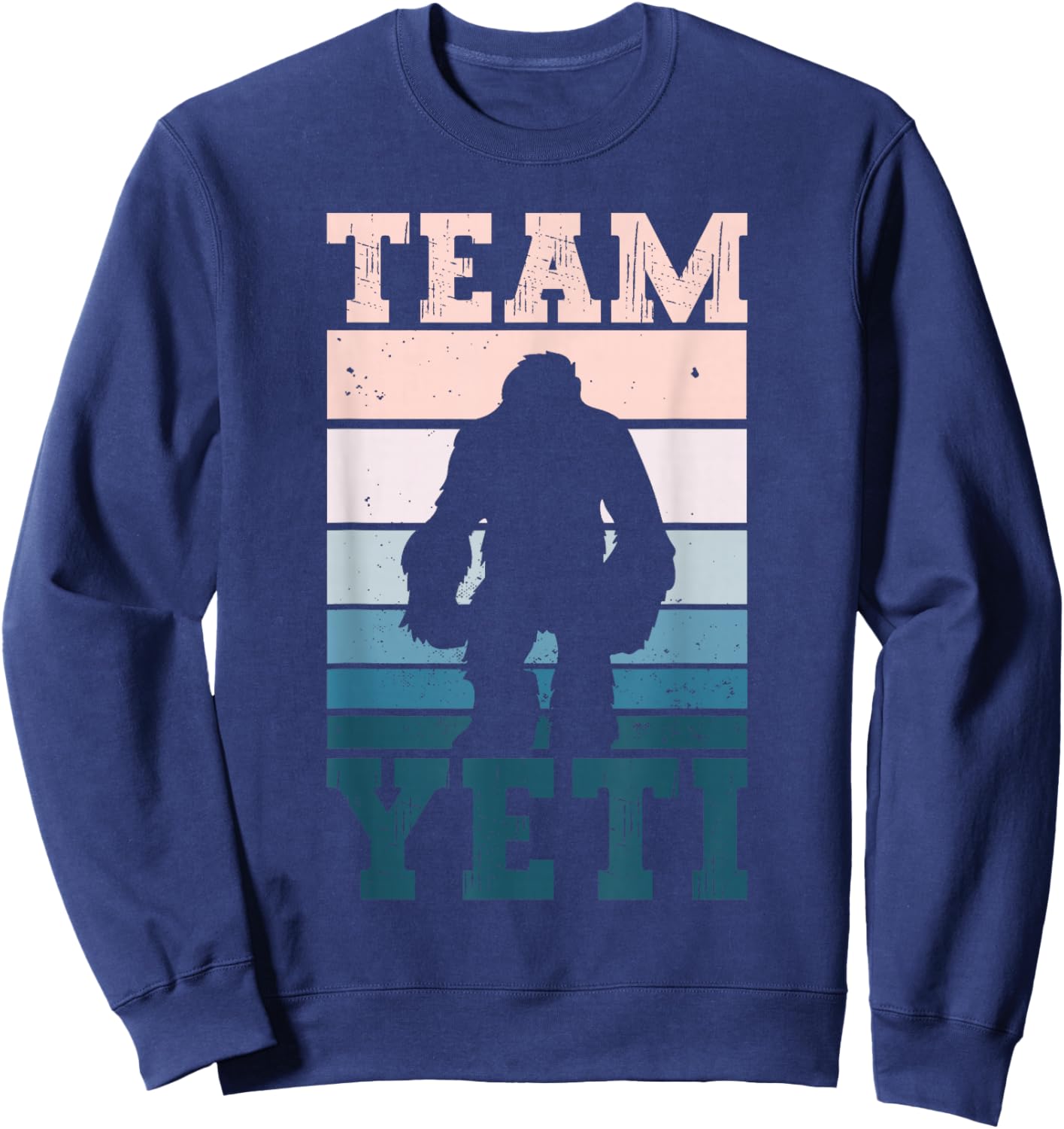 Team Yeti - Yeti Cryptid Abdominal Snowman Sweatshirt - Sweatshirt | Navy