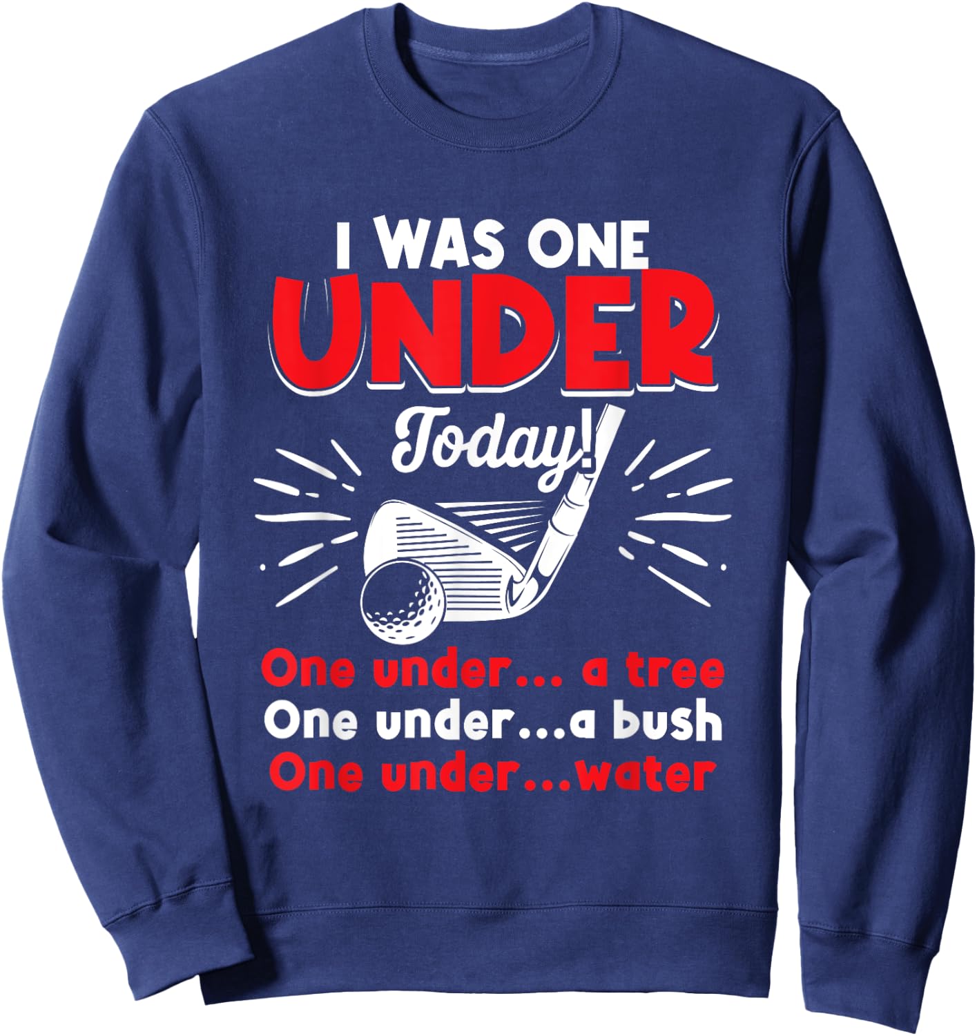Golf Player Word Game Golf Golf Sweatshirt - Sweatshirt | Navy