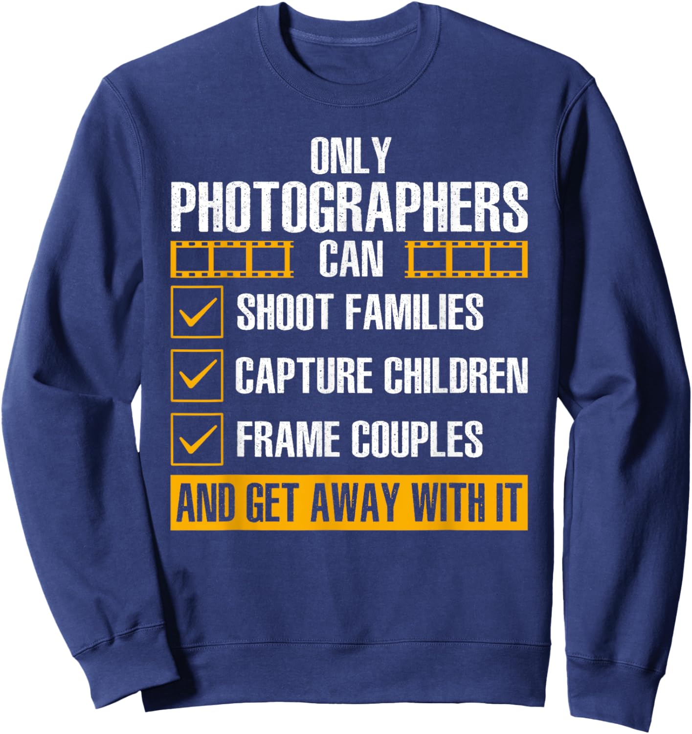 Cool Photographer Art Women Photography Camera Lover Sweatshirt - Sweatshirt | Navy