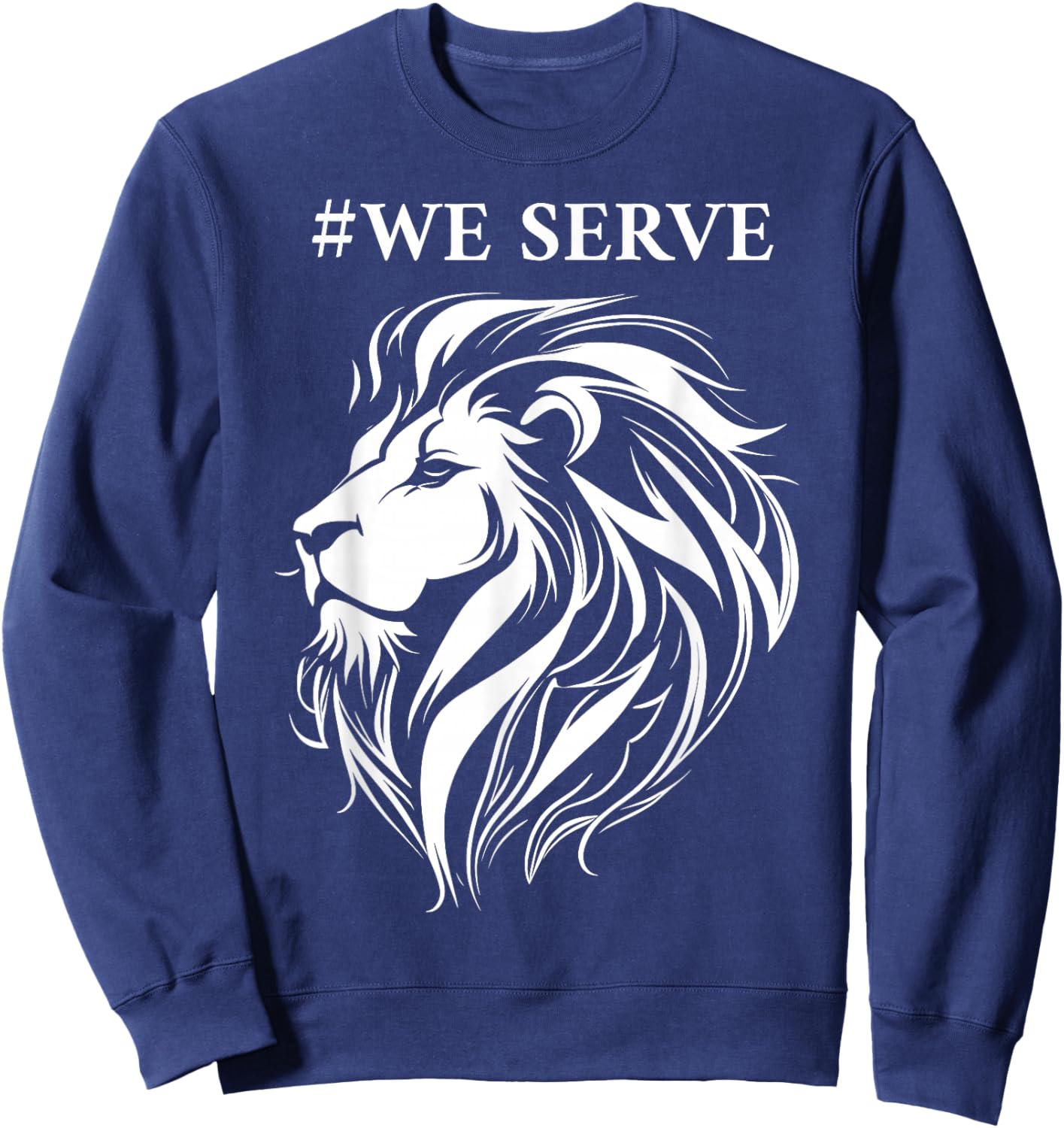 Lions Club International We Serve Lions Sweatshirt - Sweatshirt | Navy