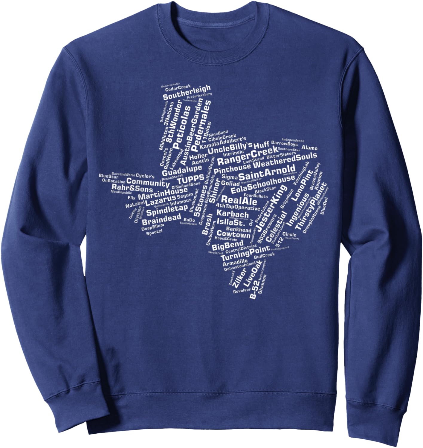 Texas Breweries Sweatshirt - Sweatshirt | Navy