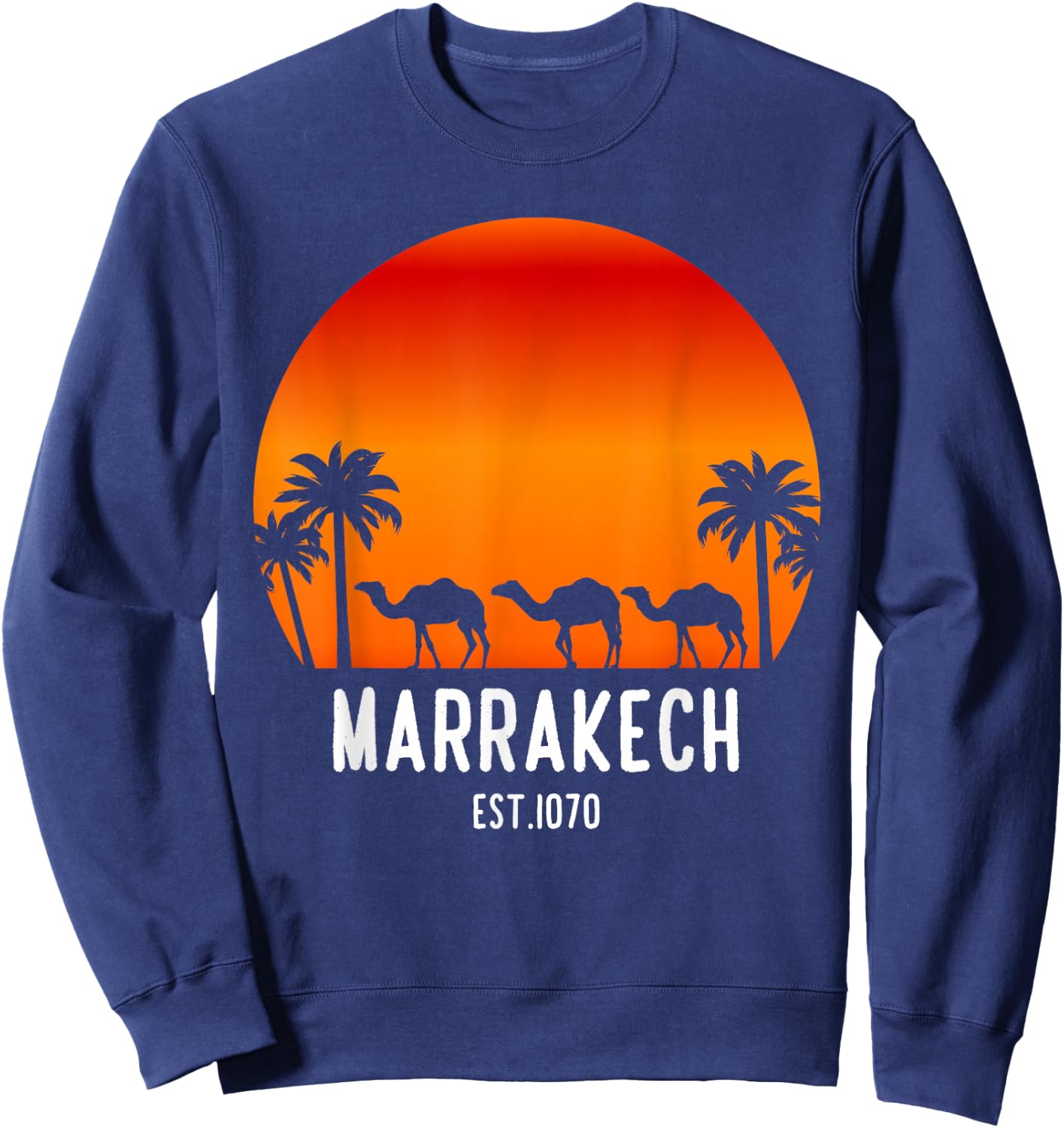 Marrakesh Marrakech Morocco Sweatshirt - Sweatshirt | Navy