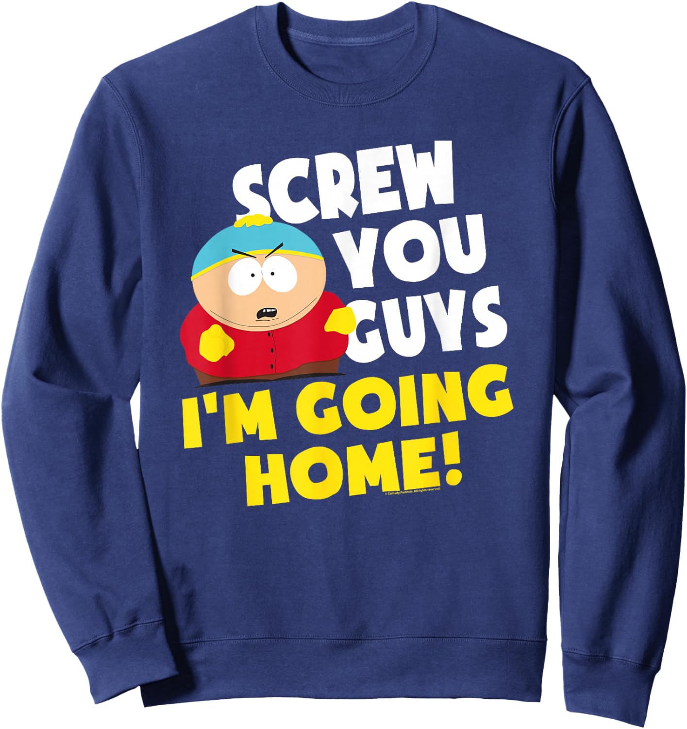 South Park Cartman I'm Going Home Sweatshirt - Sweatshirt | Navy