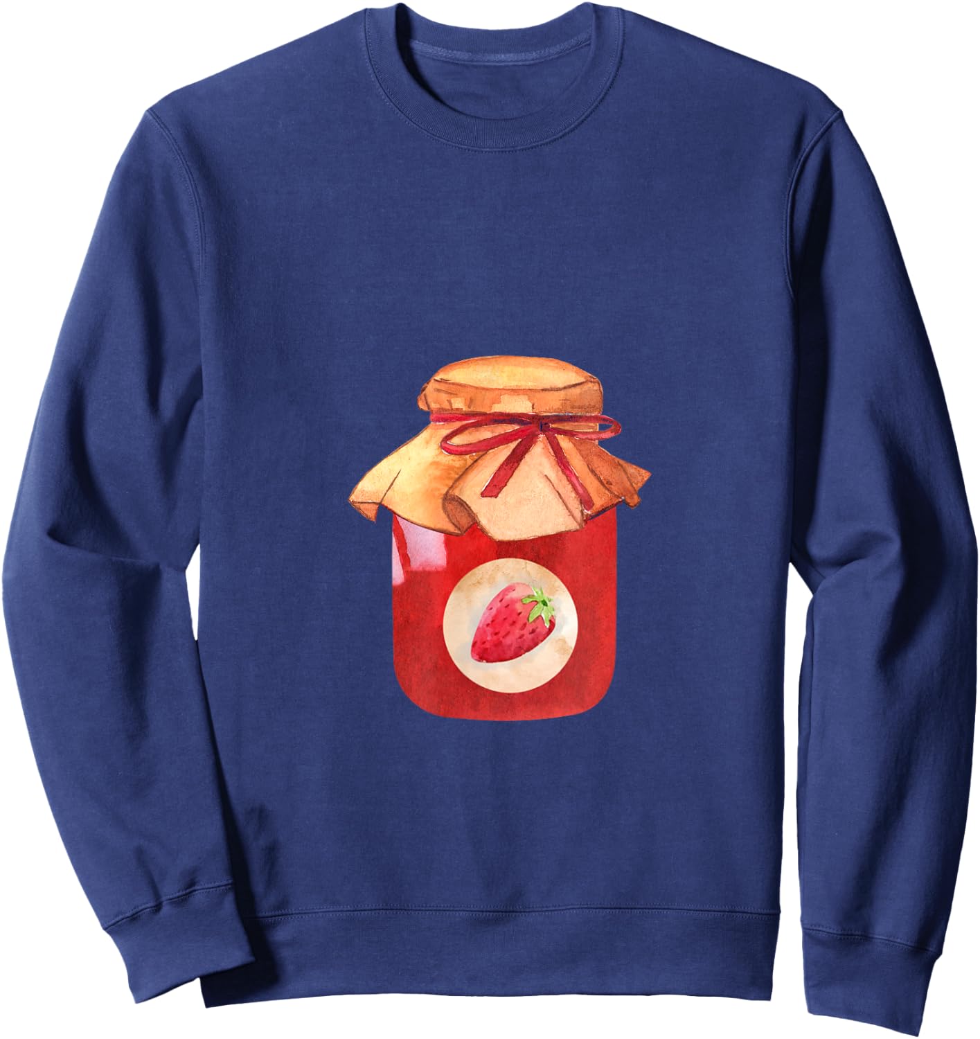 Strawberry Jam Jar Sweatshirt - Sweatshirt | Navy