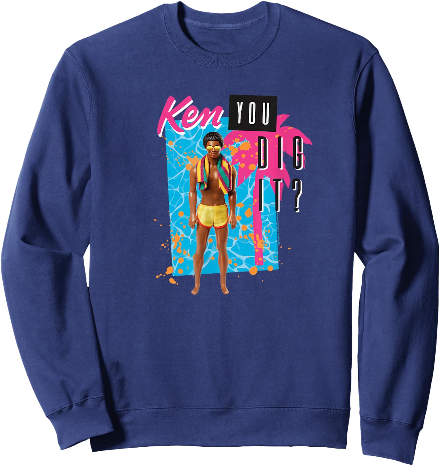 Barbie - Ken, find it? Sweatshirt - Sweatshirt | Navy