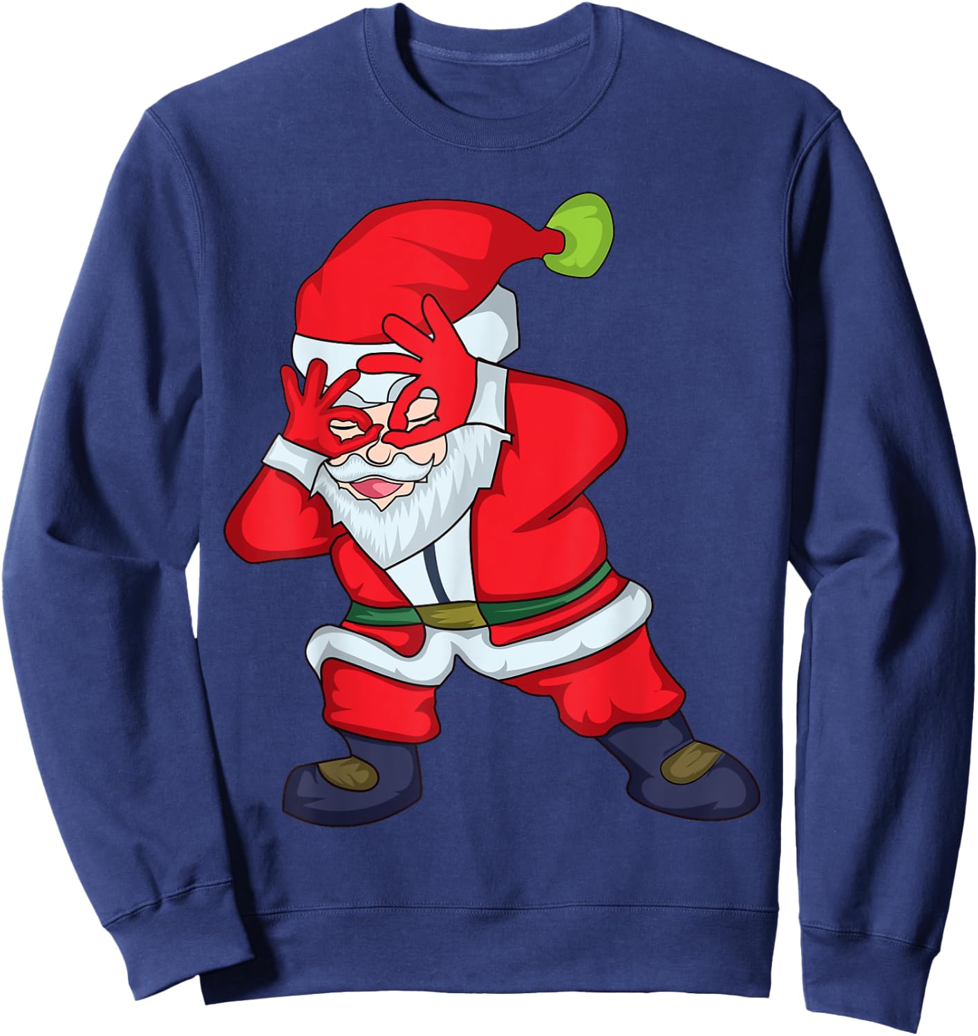 Christmas Santa Claus Griddy Dance Sweatshirt - Sweatshirt | Navy
