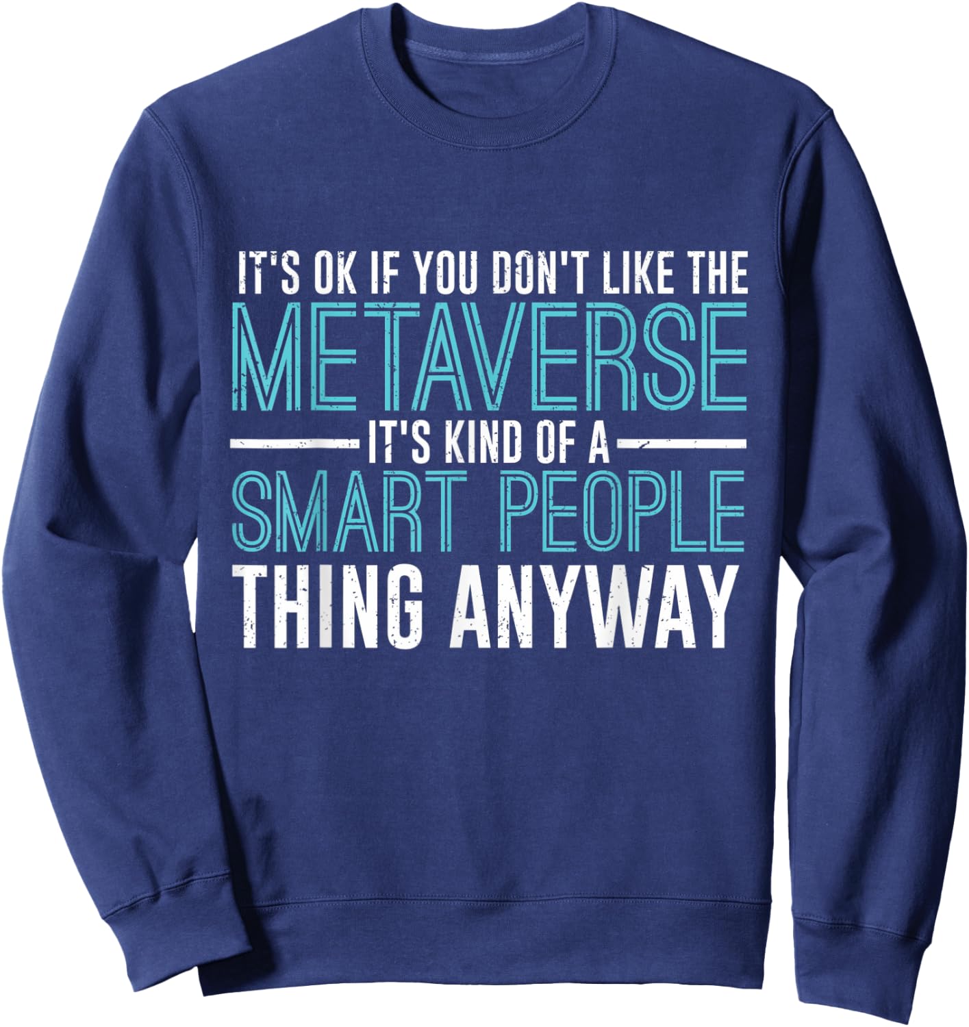 Virtual Reality Metaverse Sweatshirt - Sweatshirt | Navy