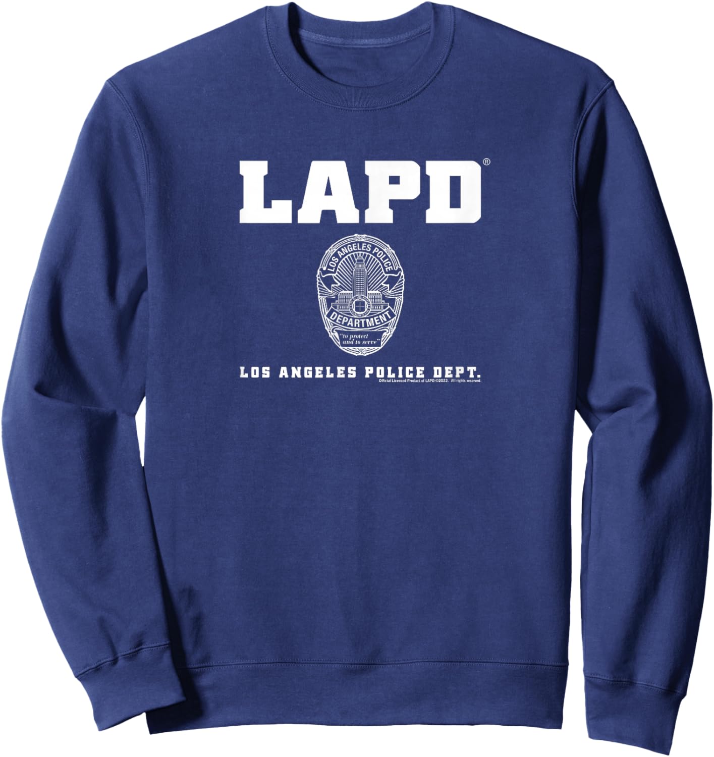 LAPD Badge Sweatshirt - Sweatshirt | Navy