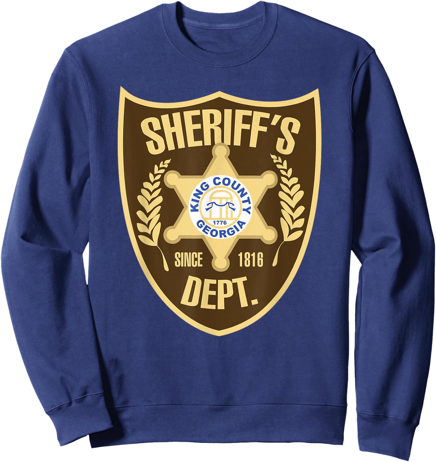 King County Sheriffs Department Sweatshirt - Sweatshirt | Navy