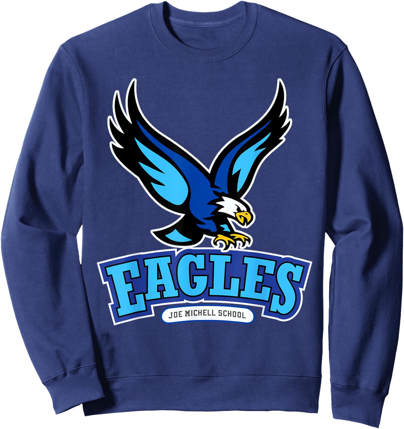 Joe Michell School Eagles Logo 2022 Sweatshirt - Sweatshirt | Navy