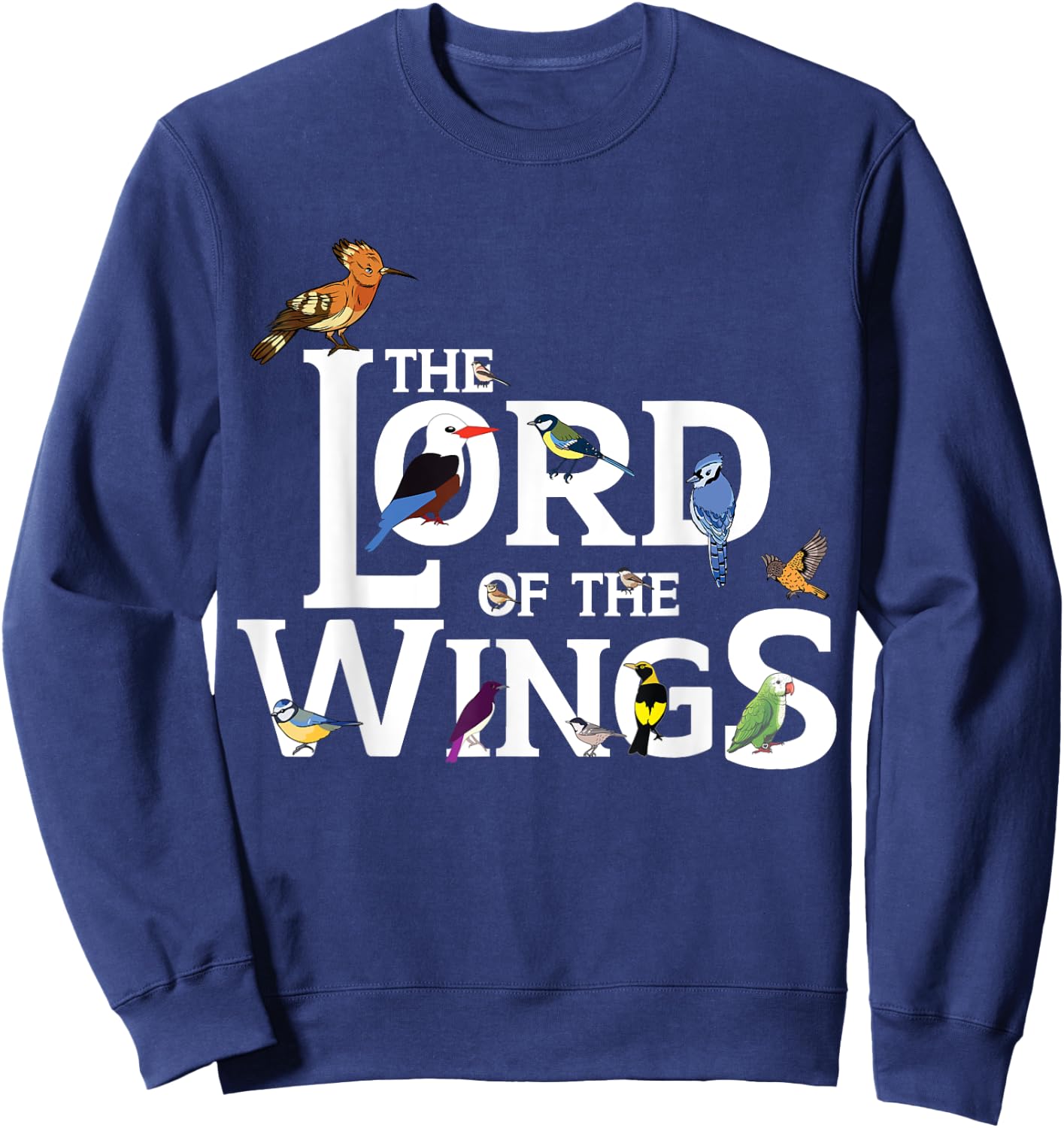 Bird Watching Ornithologist Birding Sweatshirt - Sweatshirt | Navy