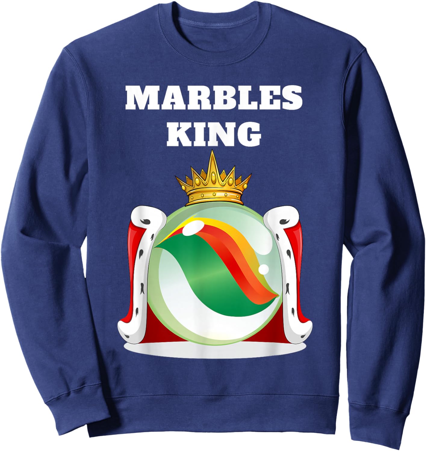 Marbles King | Boys Marbles | Marbles Sweatshirt - Sweatshirt | Navy