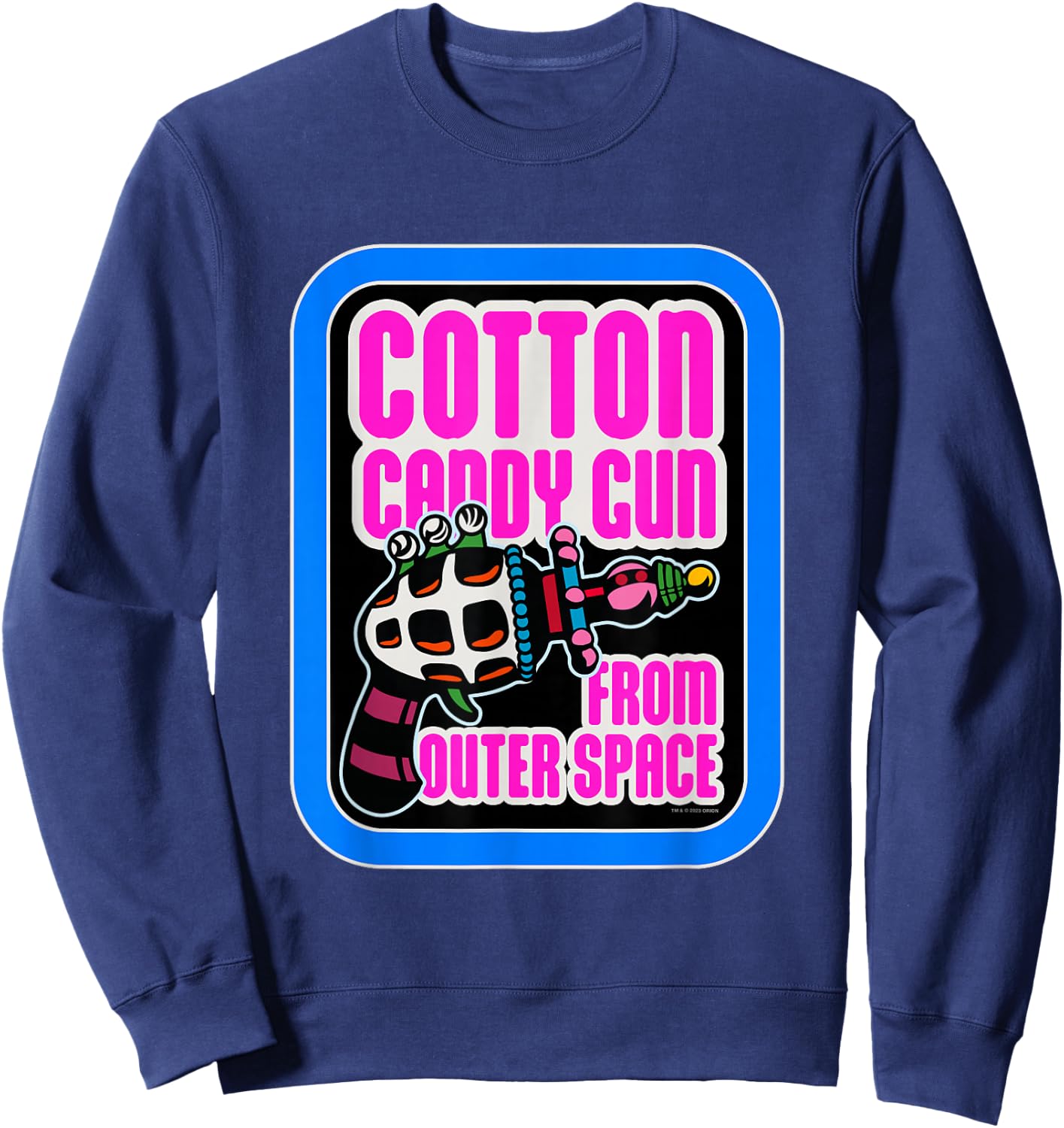 Killer Klowns from Outer Space Cotton Candy Gun Sweatshirt - Sweatshirt | Navy