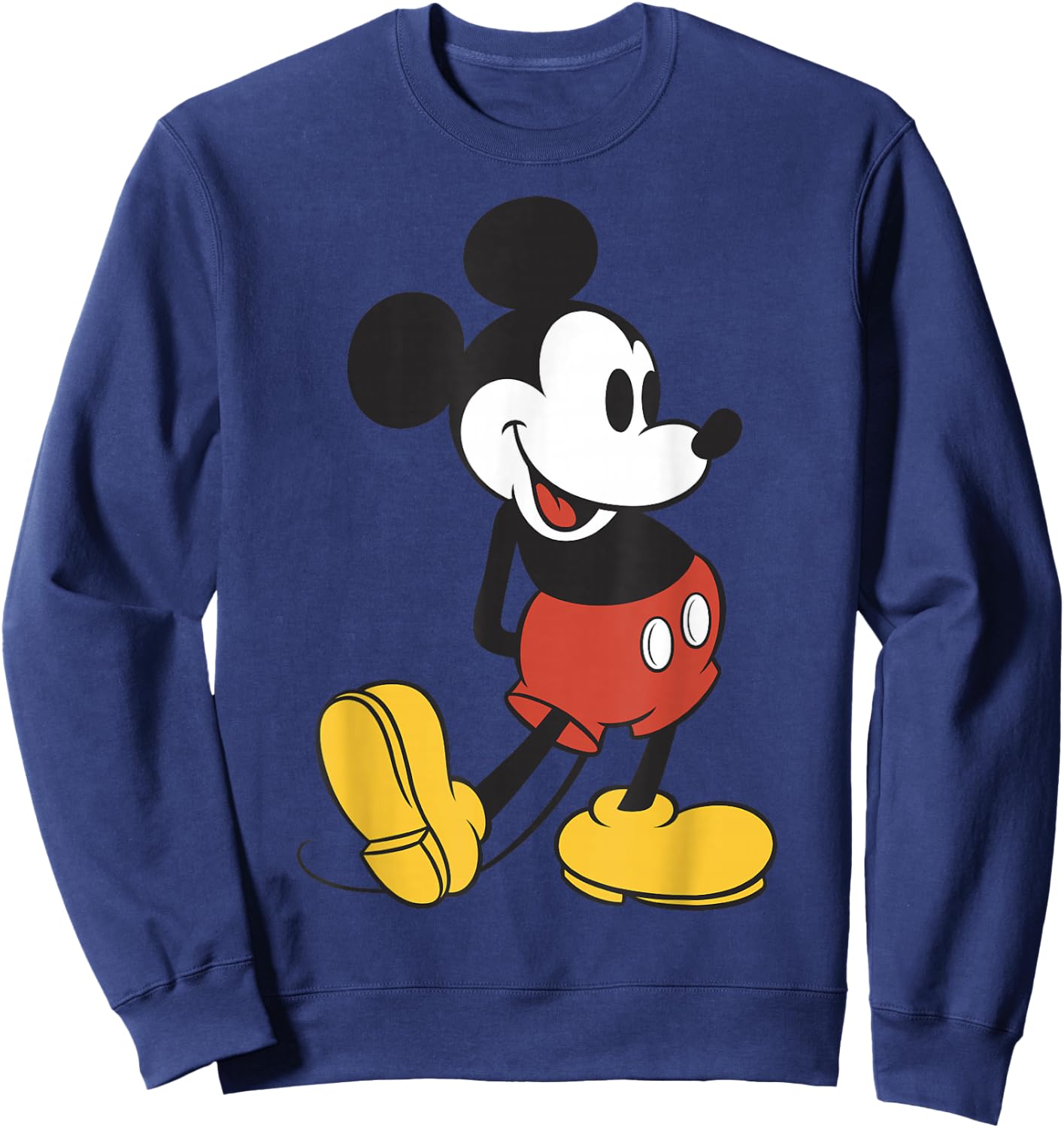 Disney Mickey Mouse Vintage Leg Kick Sweatshirt - Sweatshirt | Navy