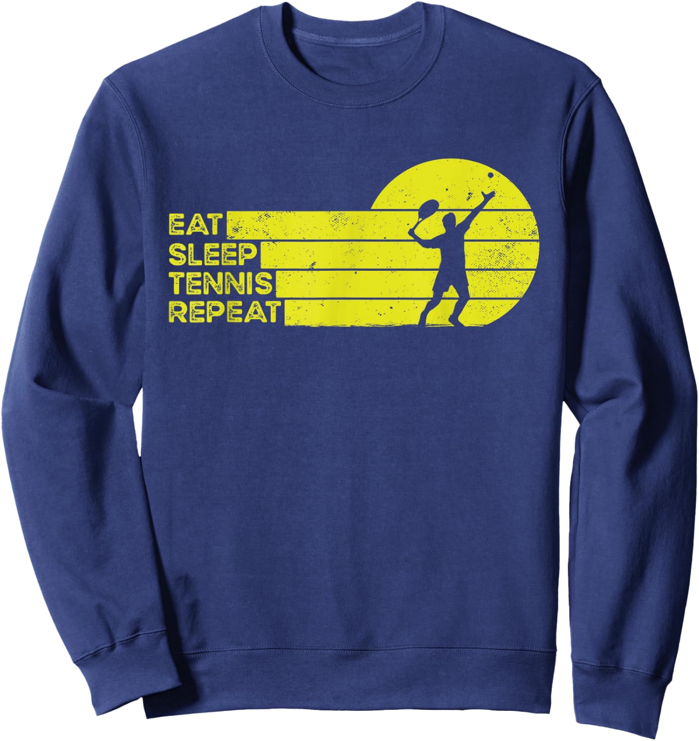 Funny Tennis Player Saying – Tennis Motif & Tennis Sweatshirt - Sweatshirt | Navy